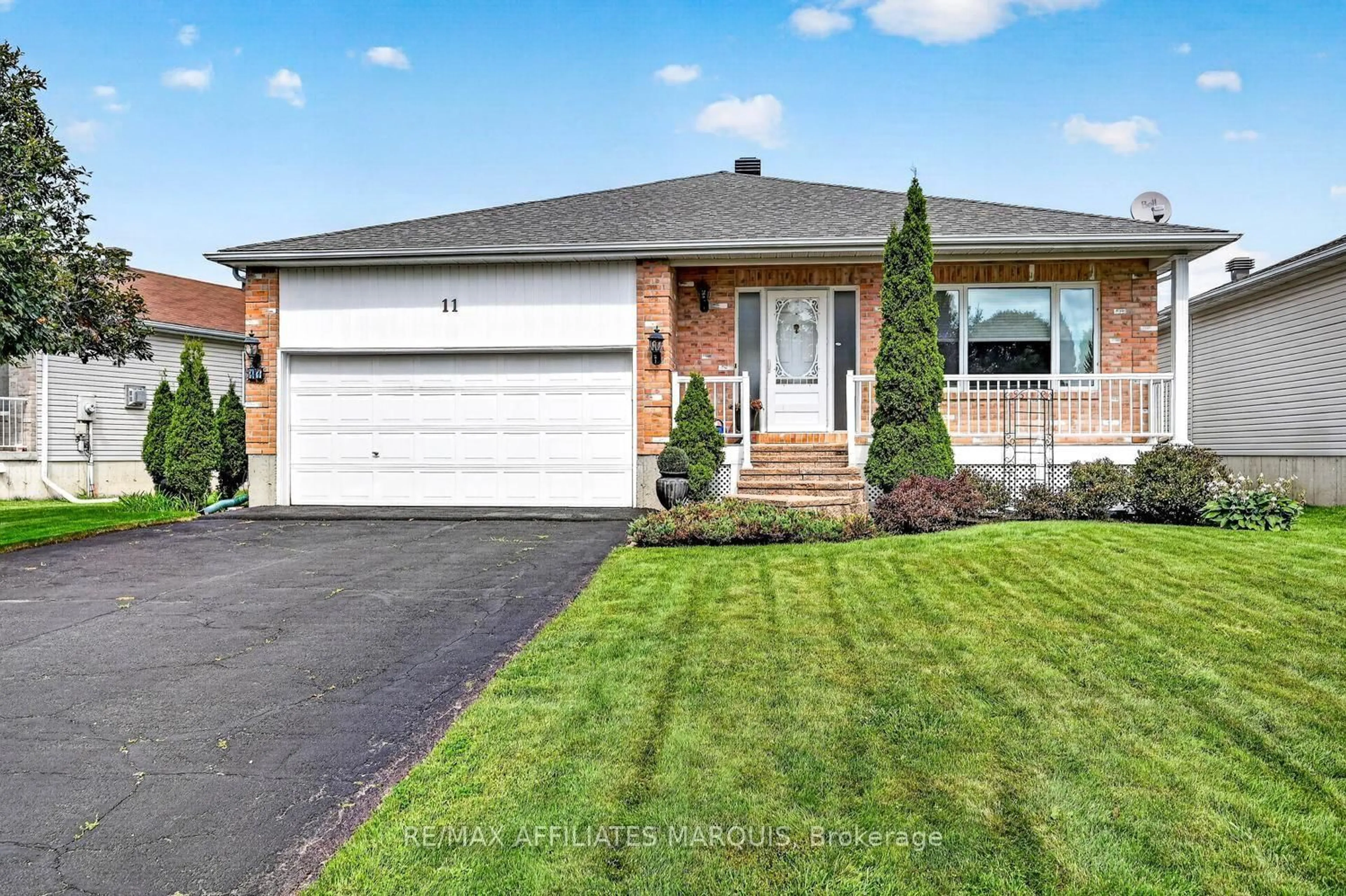 Home with brick exterior material, street for 11 Decaria Blvd, Perth Ontario K7H 3P6