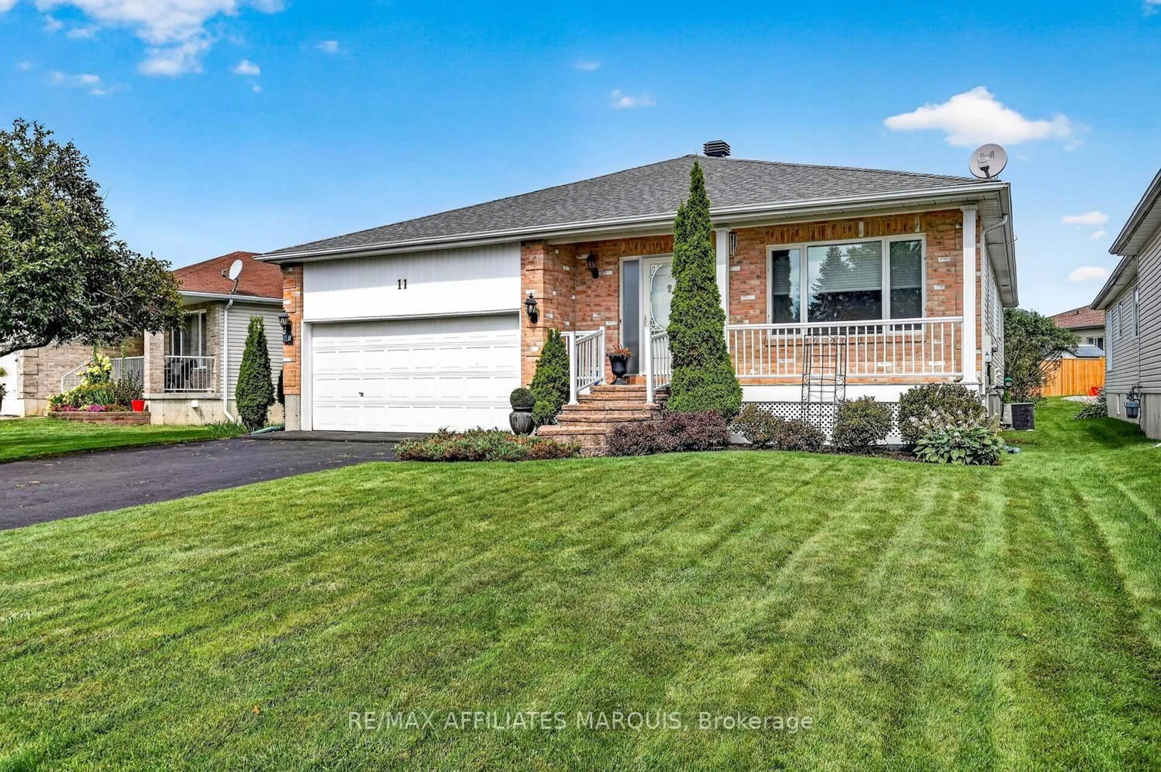 Home with brick exterior material, street for 11 Decaria Blvd, Perth Ontario K7H 3P6