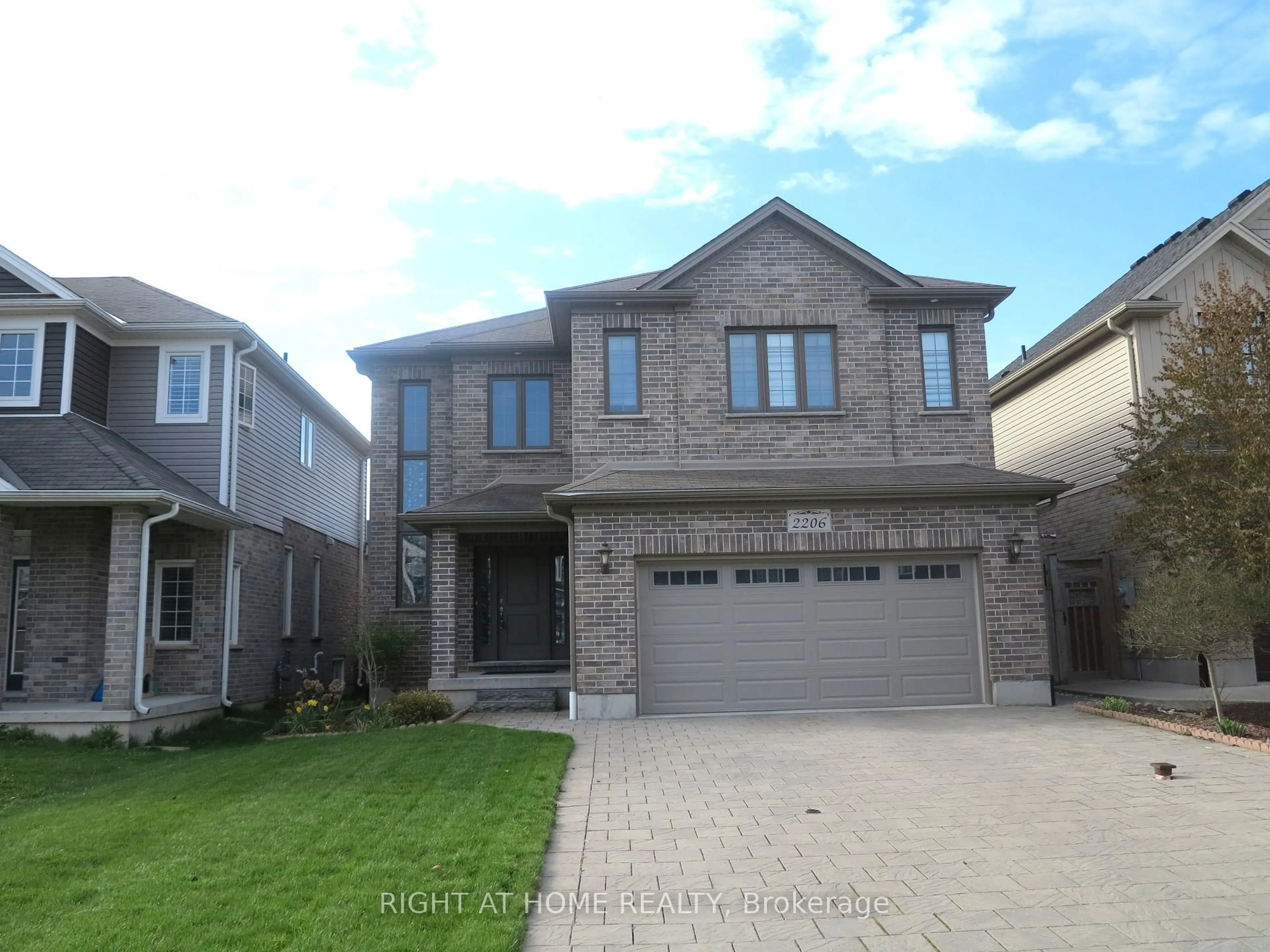 Home with brick exterior material, street for 2206 SPRINGRIDGE Dr, London North Ontario N5X 0M3