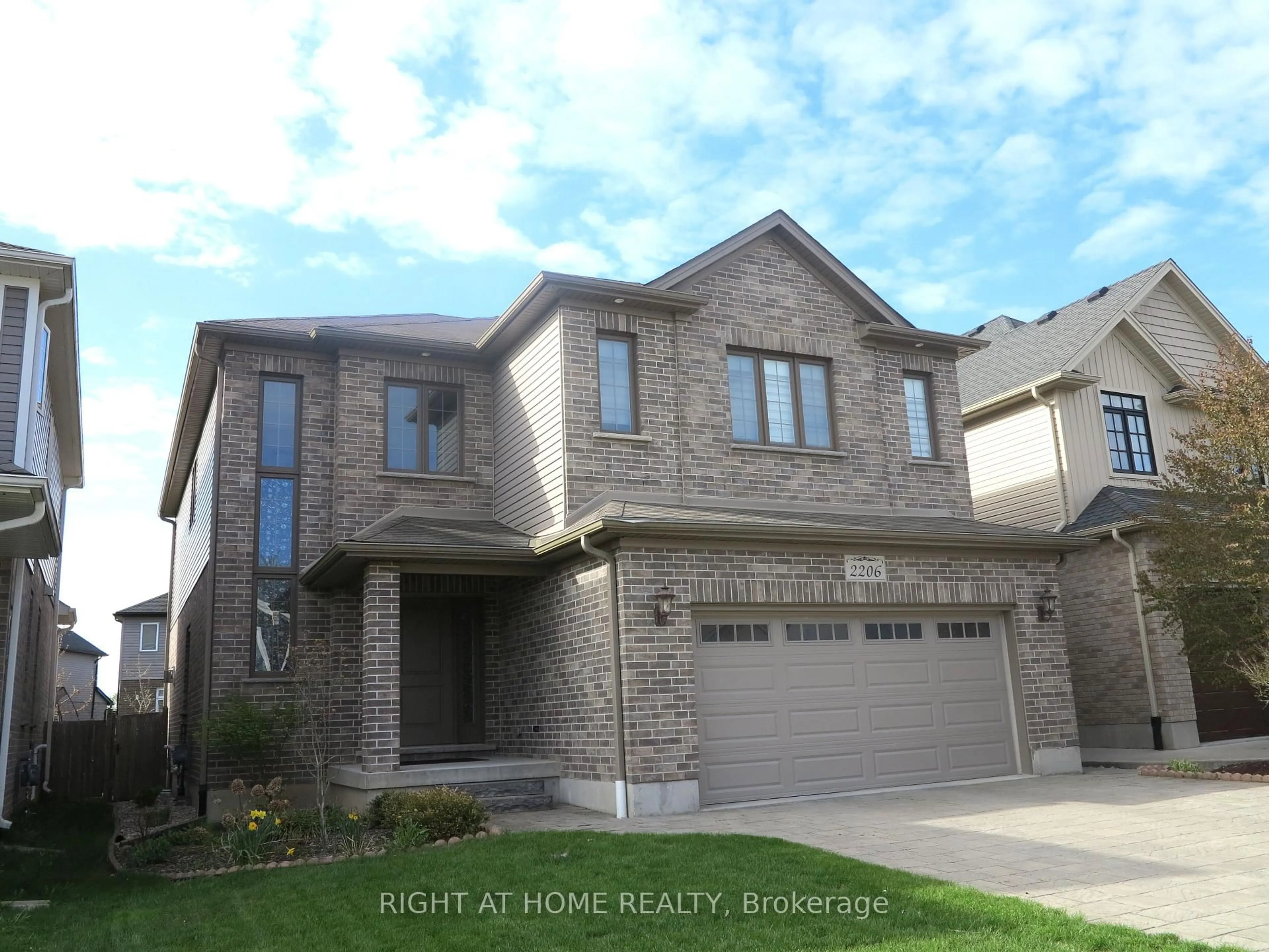 Home with brick exterior material, street for 2206 SPRINGRIDGE Dr, London North Ontario N5X 0M3