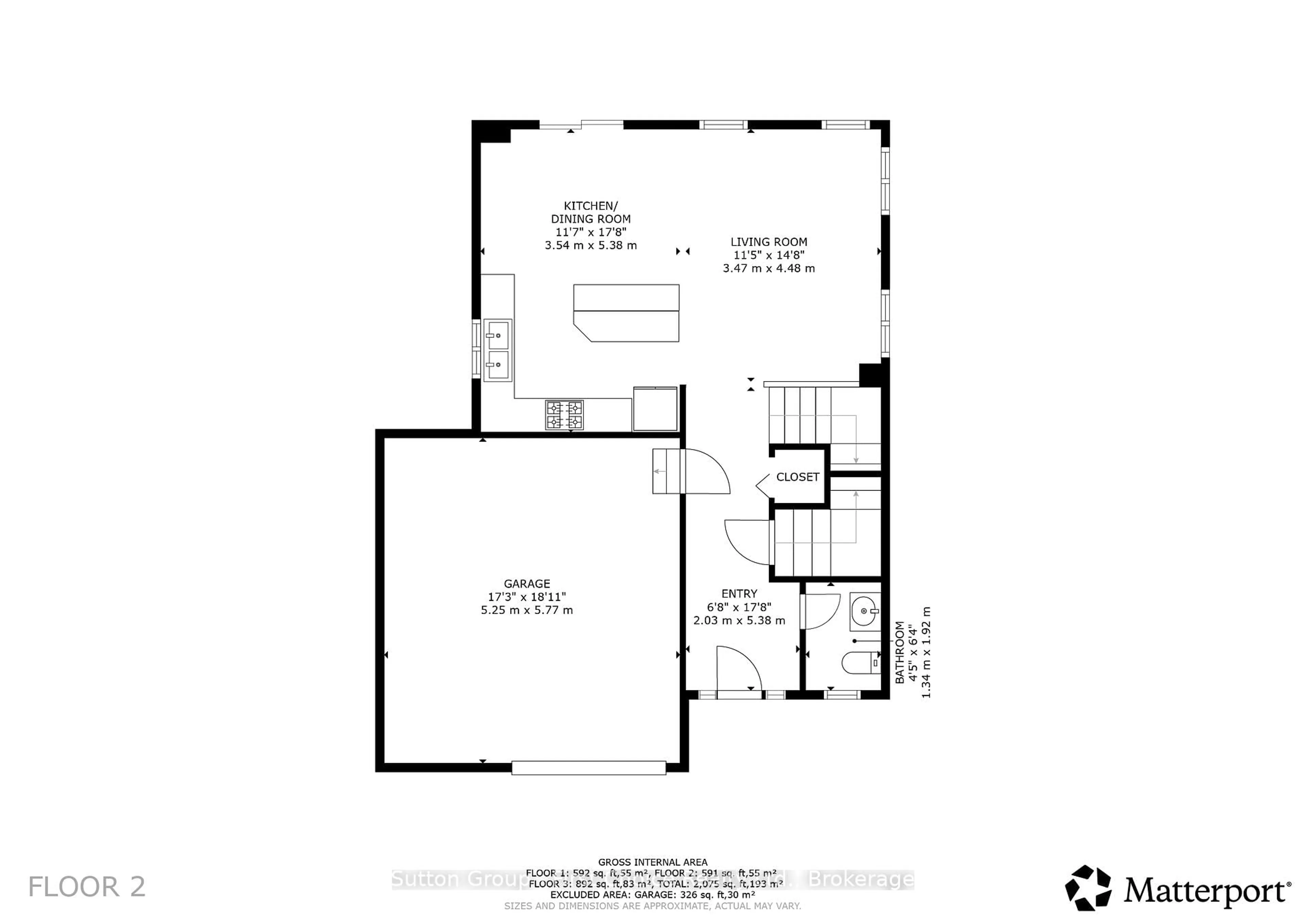 Floor plan for 21 Brown St, Stratford Ontario N5A 0B8