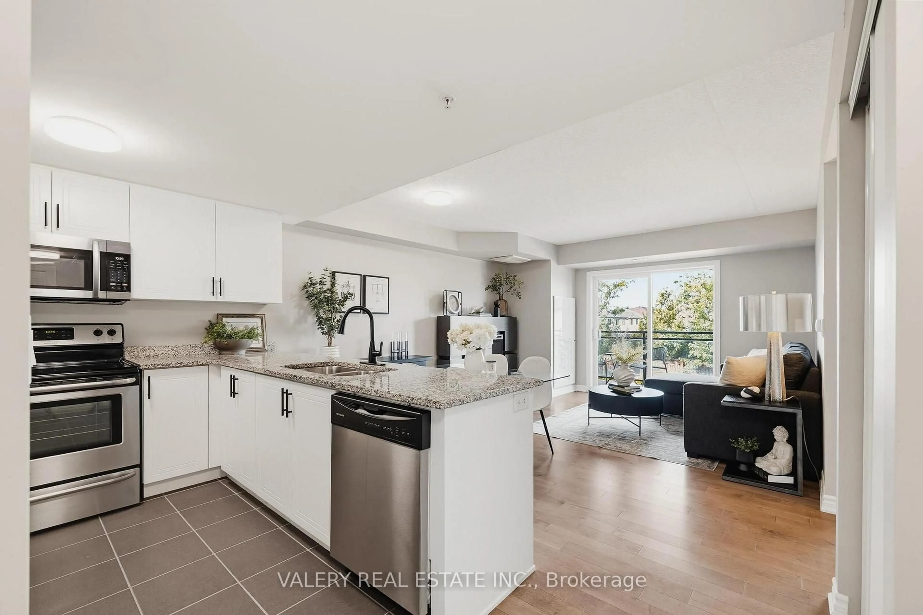 Open concept kitchen, unknown for 155 Commonwealth St #207, Kitchener Ontario N2E 0G5