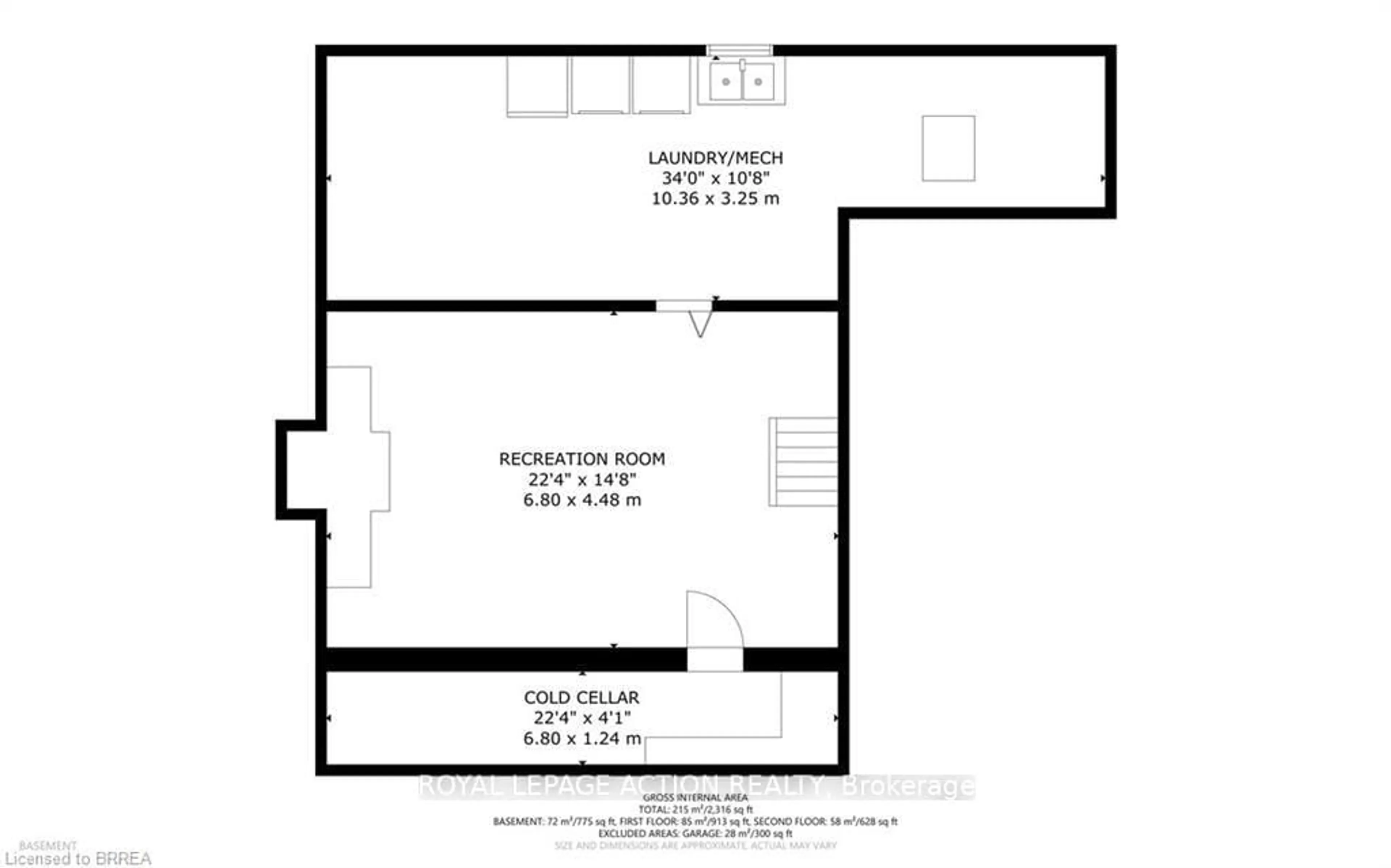 Floor plan for 20 Wildflower Lane, Brantford Ontario N3R 6B4