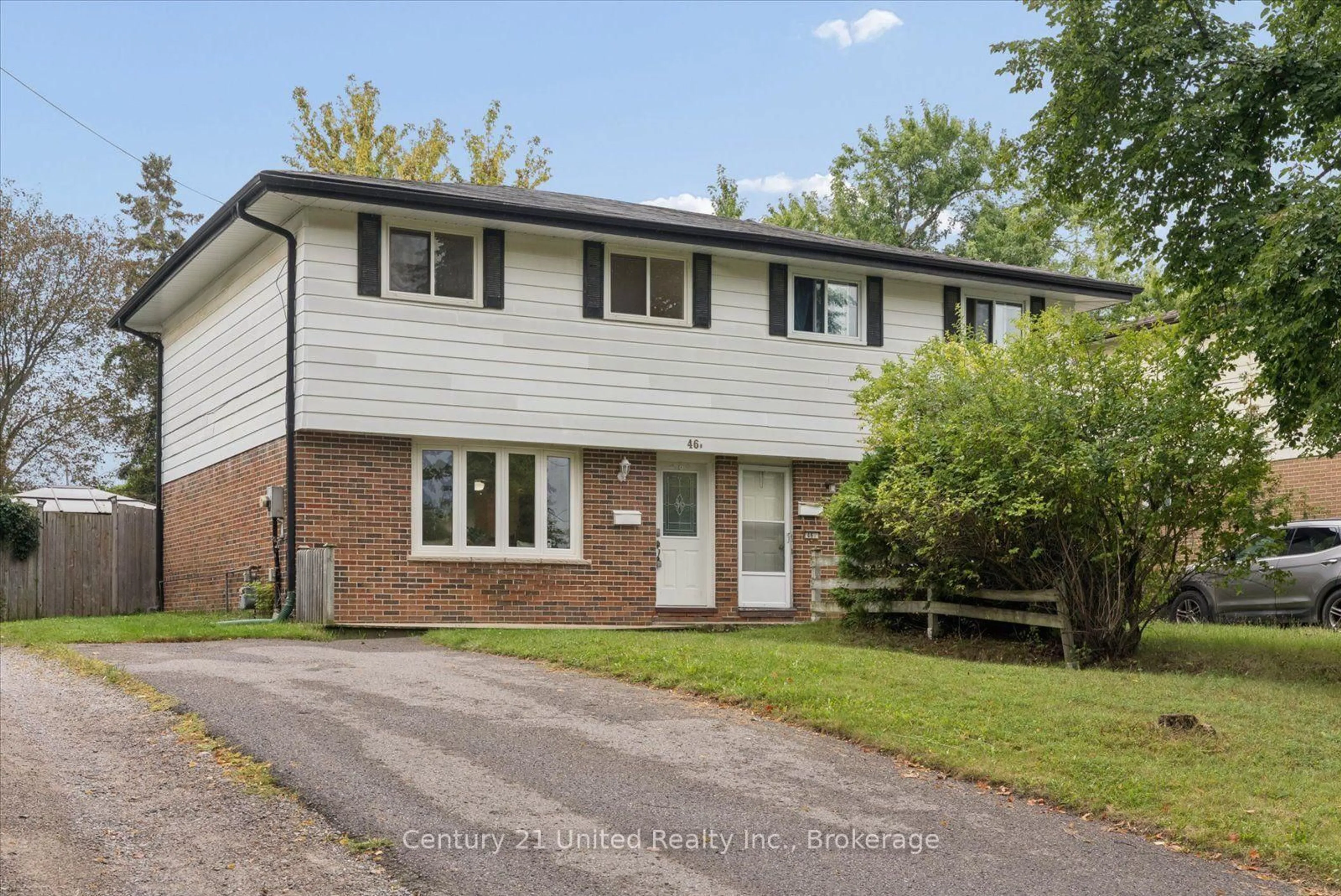 Home with brick exterior material, street for 46B Springbrook Dr, Peterborough Ontario K9J 1L1