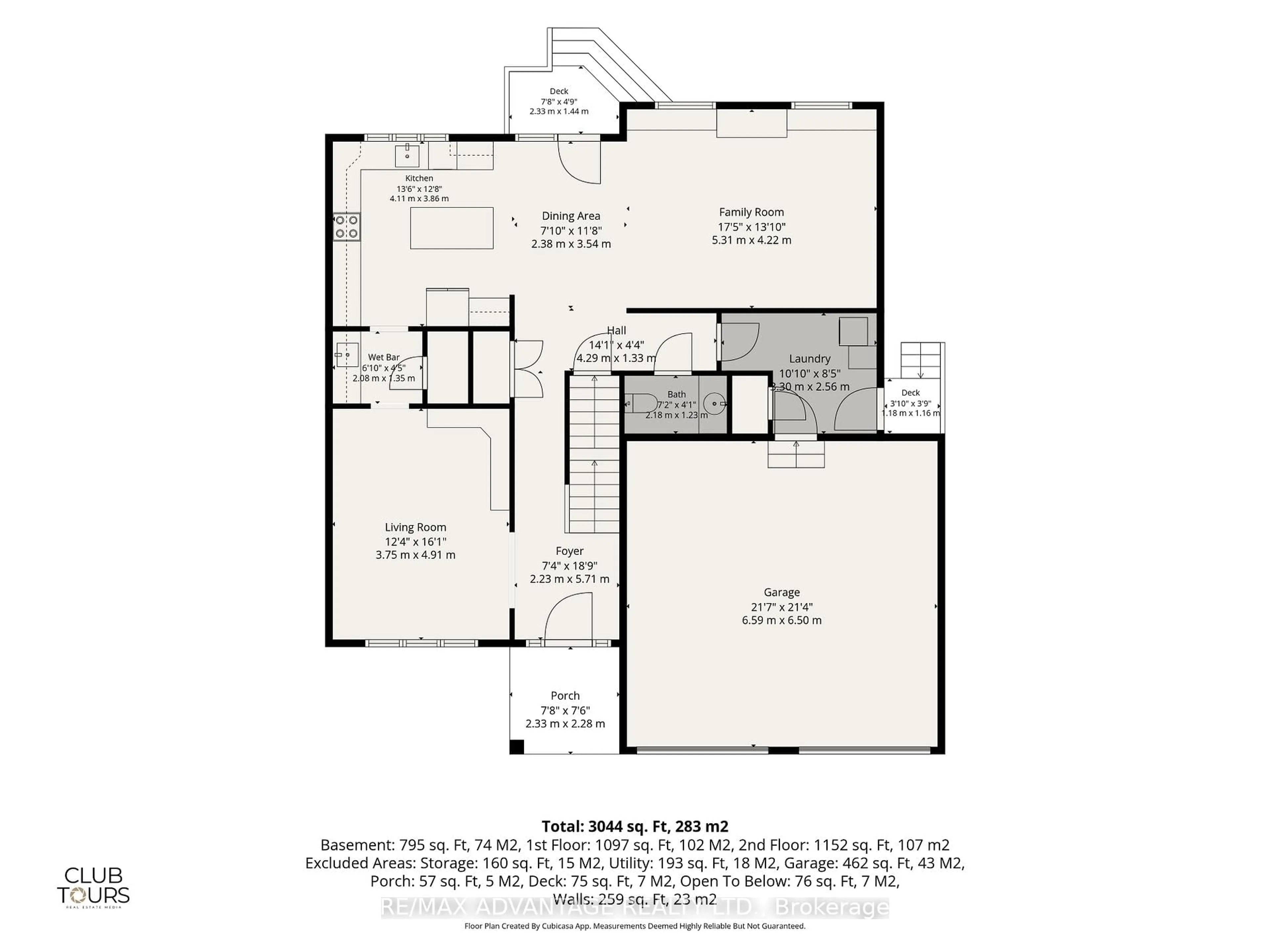 Floor plan for 764 Eclipse Walk, London North Ontario N5X 0K1
