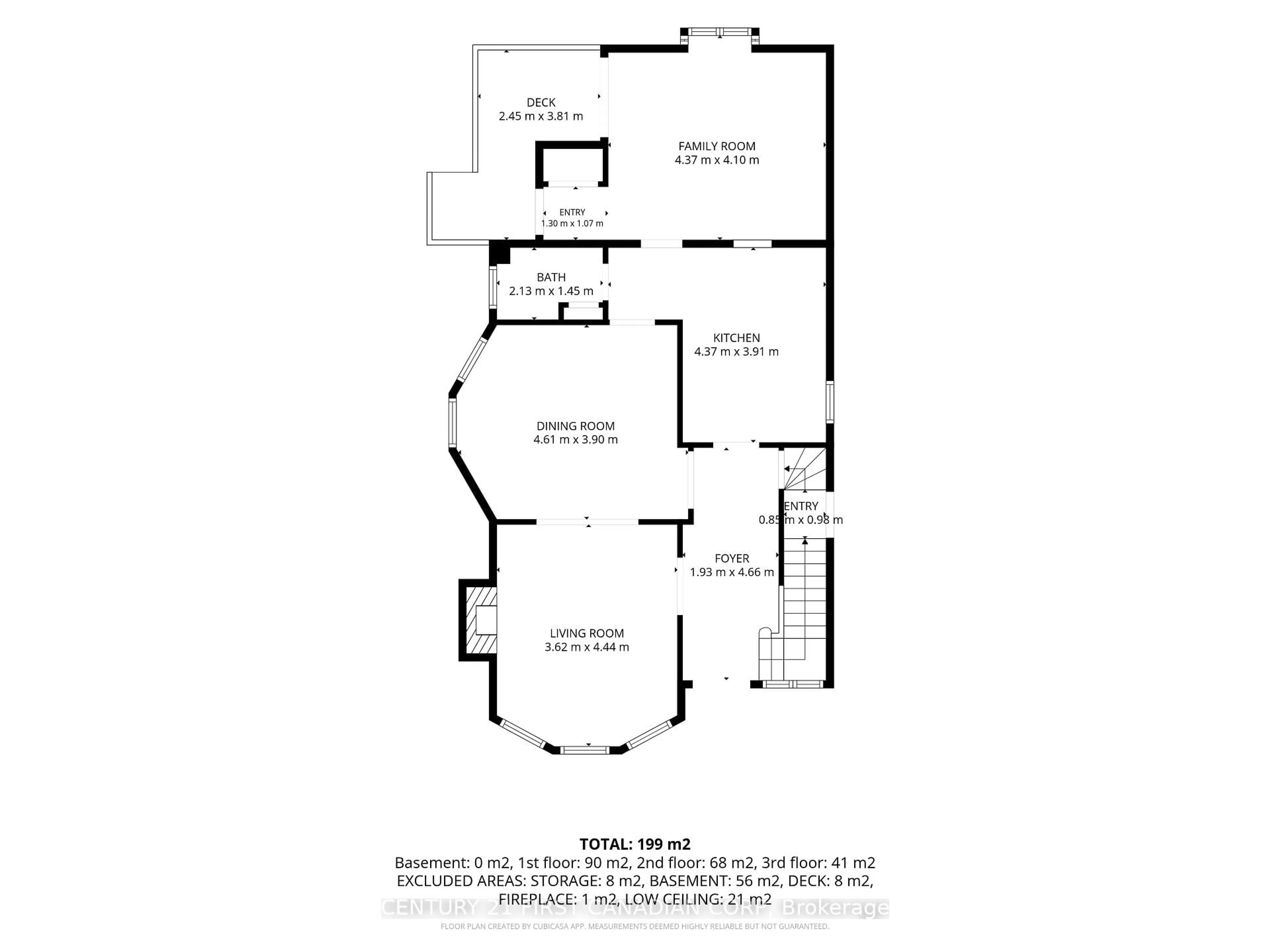 Floor plan for 367 Maitland St, London East Ontario N6B 2Y9
