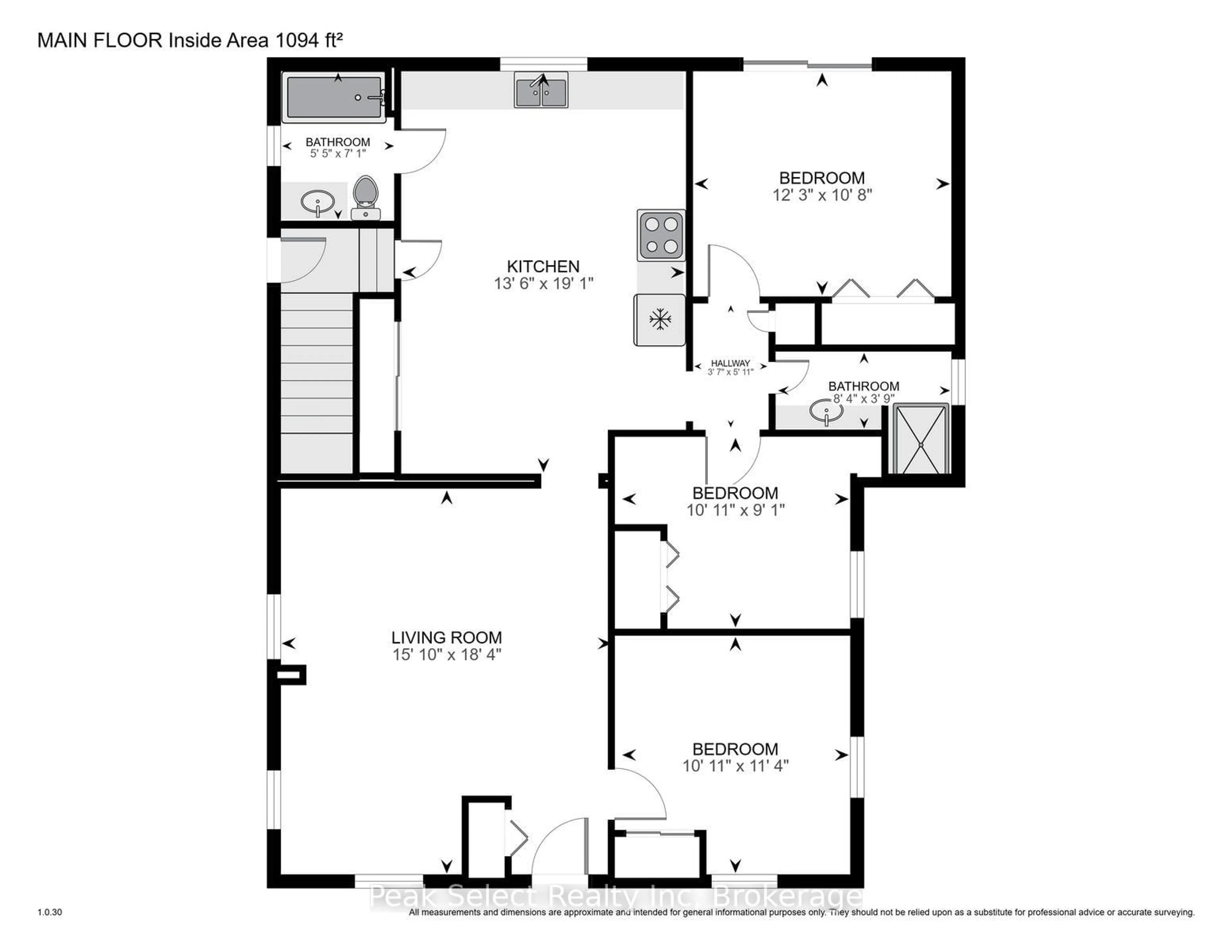 Floor plan for 353 Queen St, St. Marys Ontario N4X 1B8