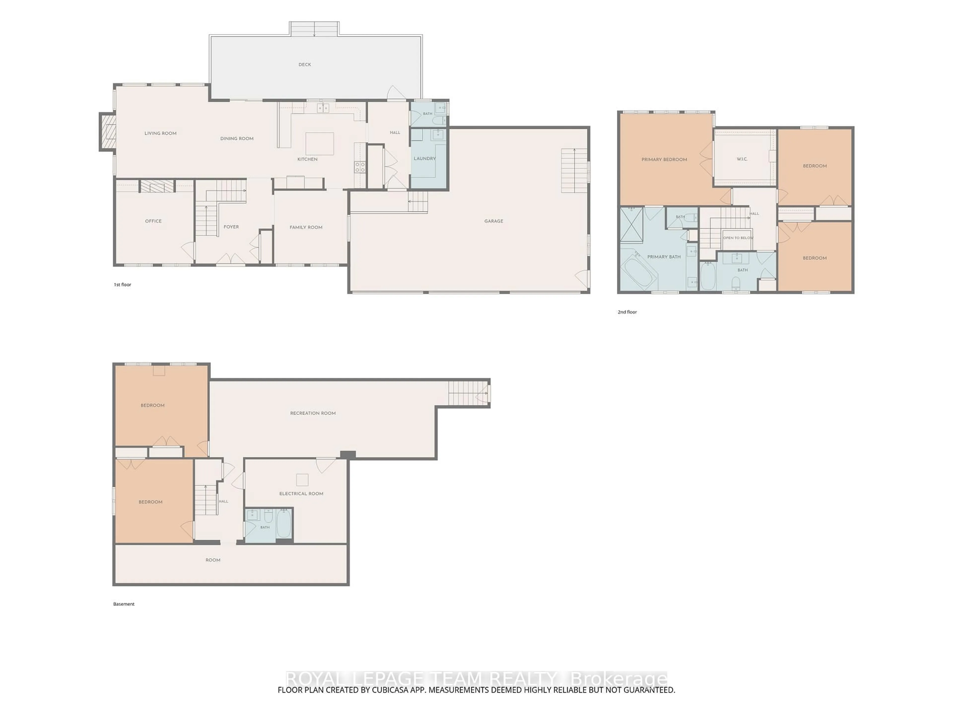 Floor plan for 1425 Balmoral Dr, Ottawa Ontario K1V 1H2