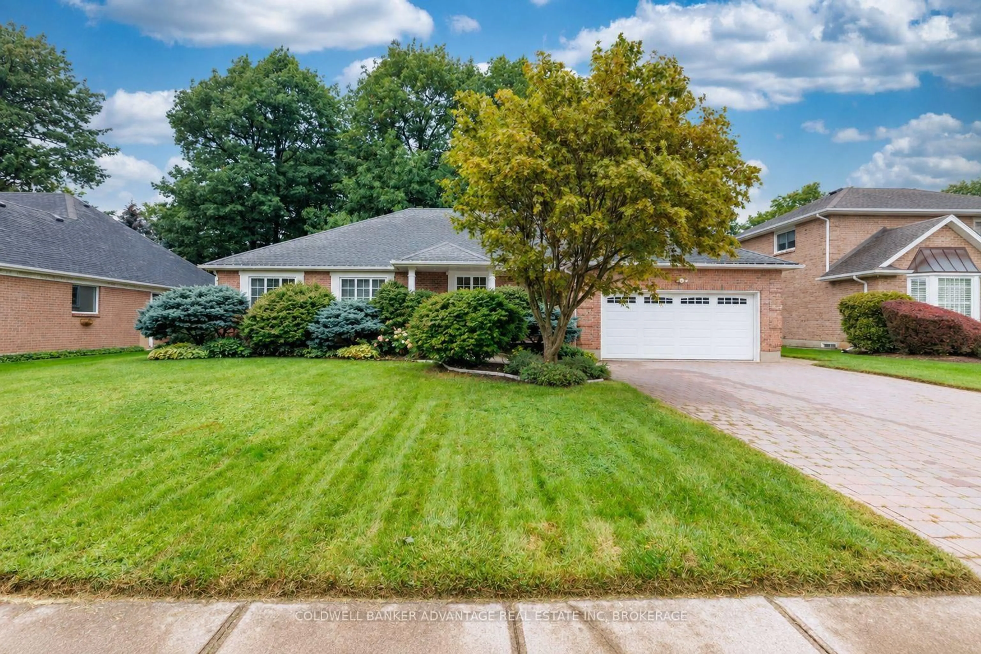 Home with brick exterior material, street for 8165 Mount Olive Cres, Niagara Falls Ontario L2H 2Y9