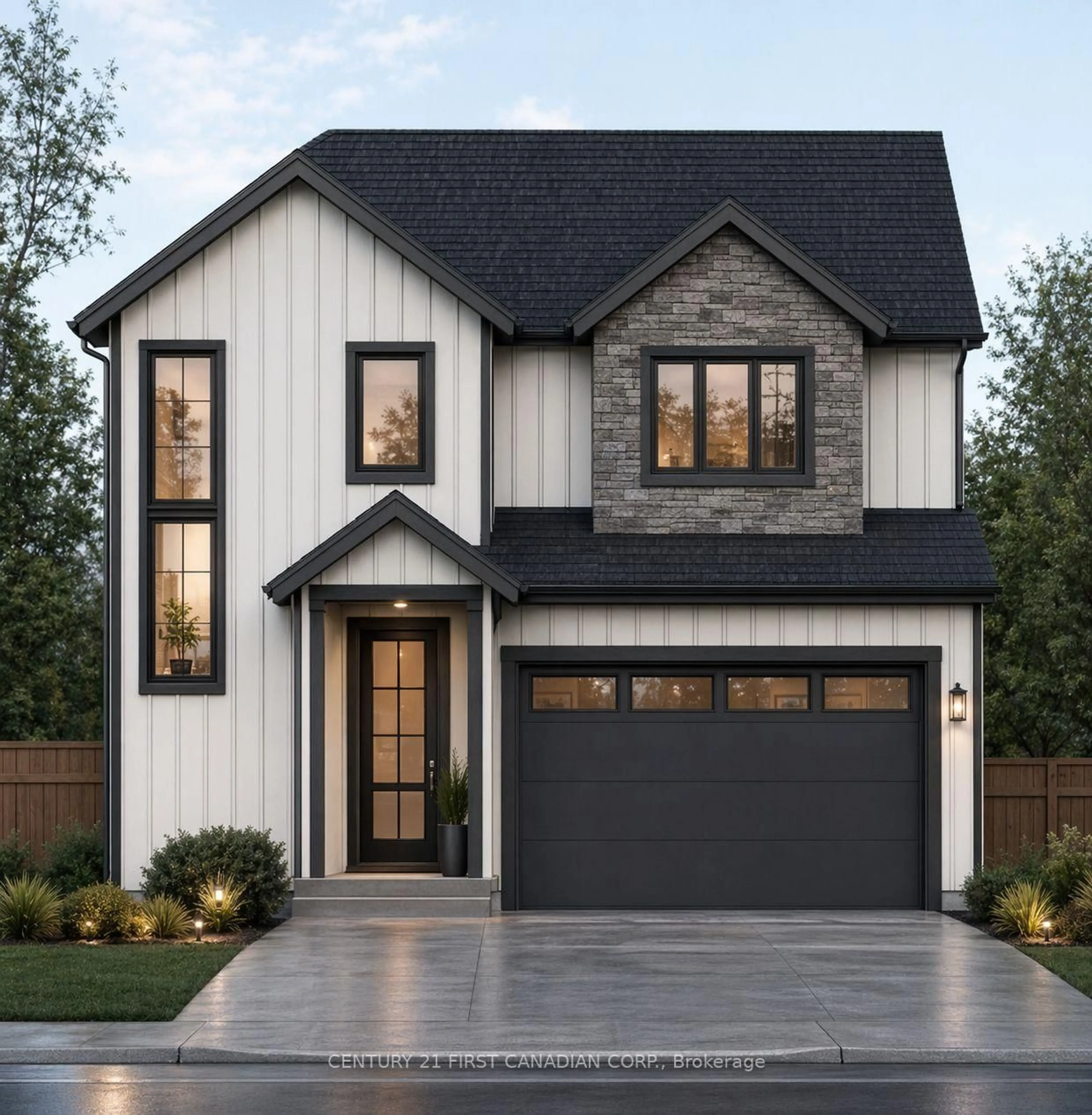 Home with brick exterior material, street for 117 Addison Ave, Lucan Biddulph Ontario N0M 2J0