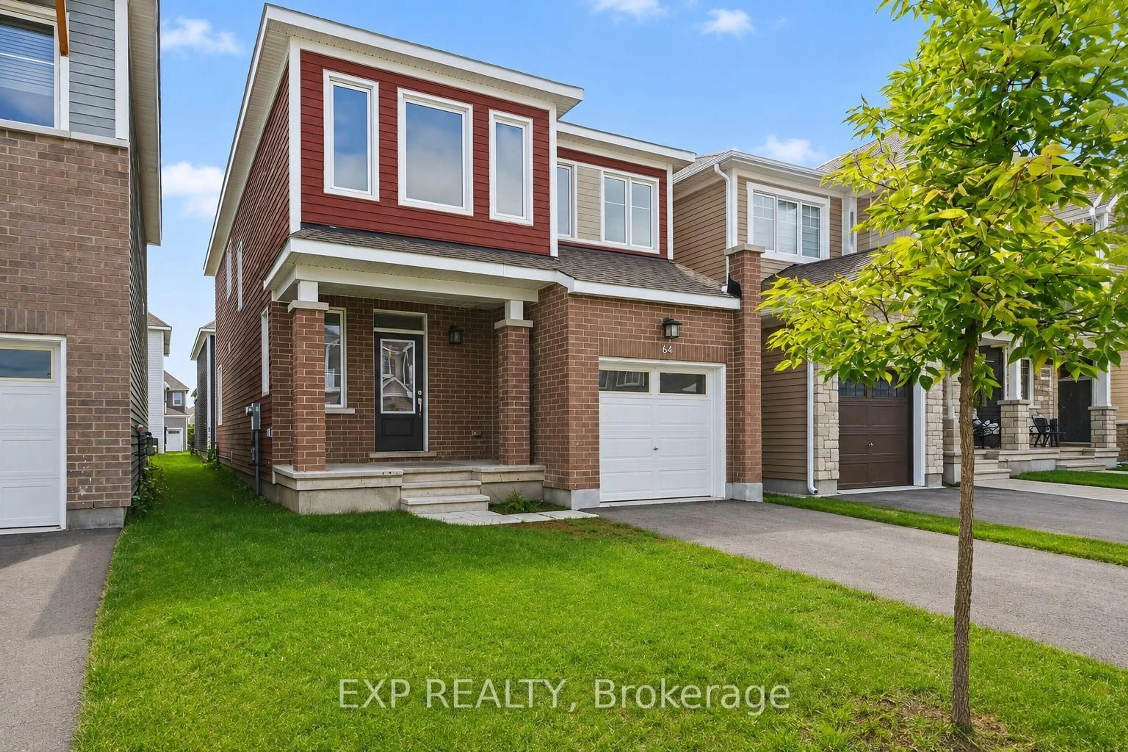 Home with brick exterior material, street for 64 Hackamore Cres, Richmond Ontario K0A 2Z0