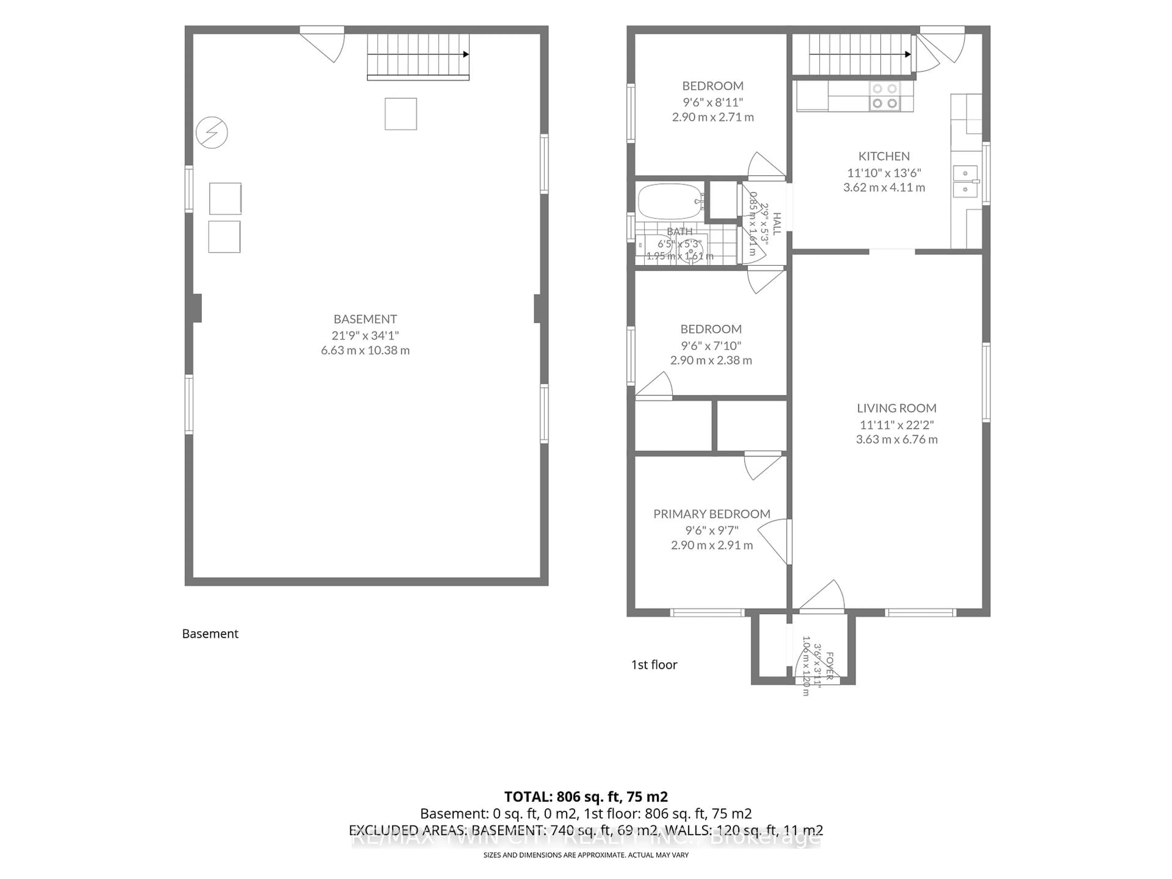 Floor plan for 249 Clarence St, Brantford Ontario N3R 3T6