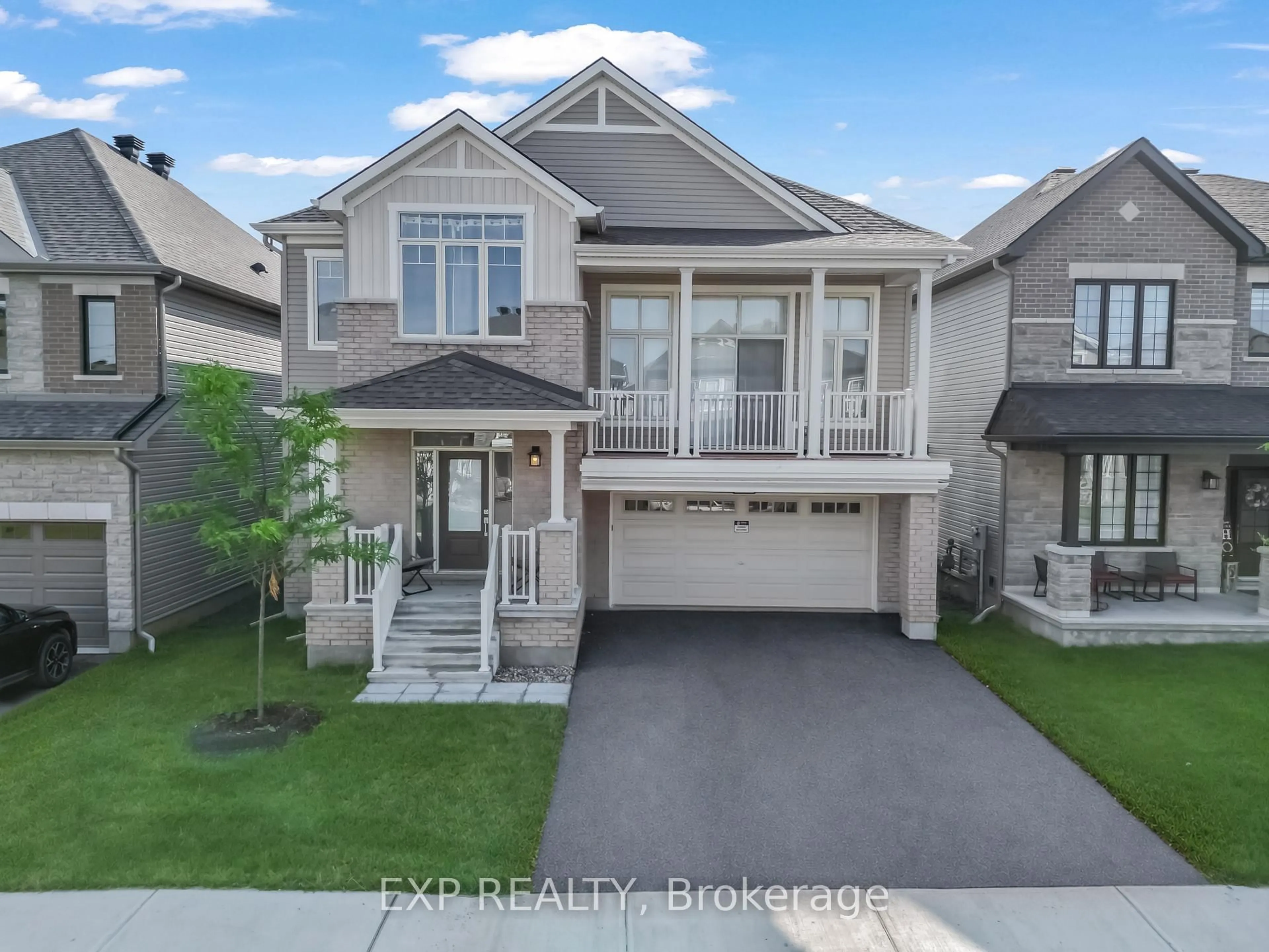 A pic from outside/outdoor area/front of a property/back of a property/a pic from drone, street for 626 Inver Lane, Ottawa Ontario K2J 7C4