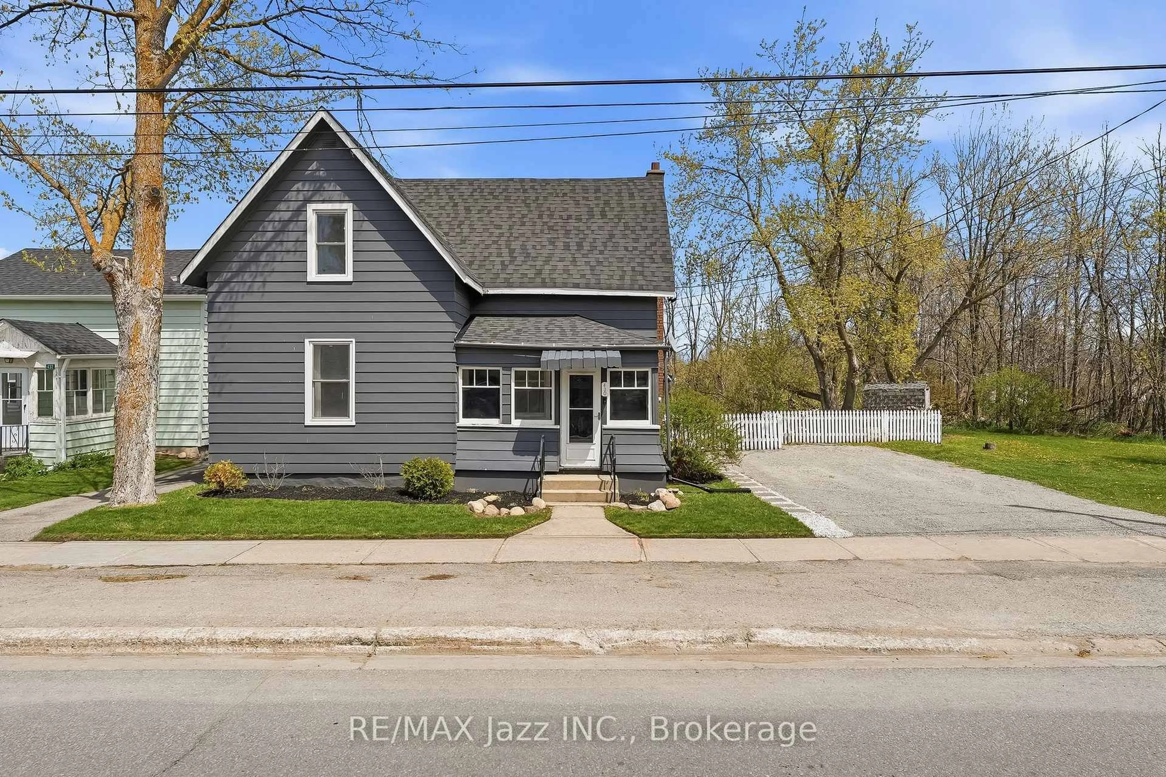 A pic from outside/outdoor area/front of a property/back of a property/a pic from drone, street for 430 Eldon Rd, Kawartha Lakes Ontario K0M 2C0