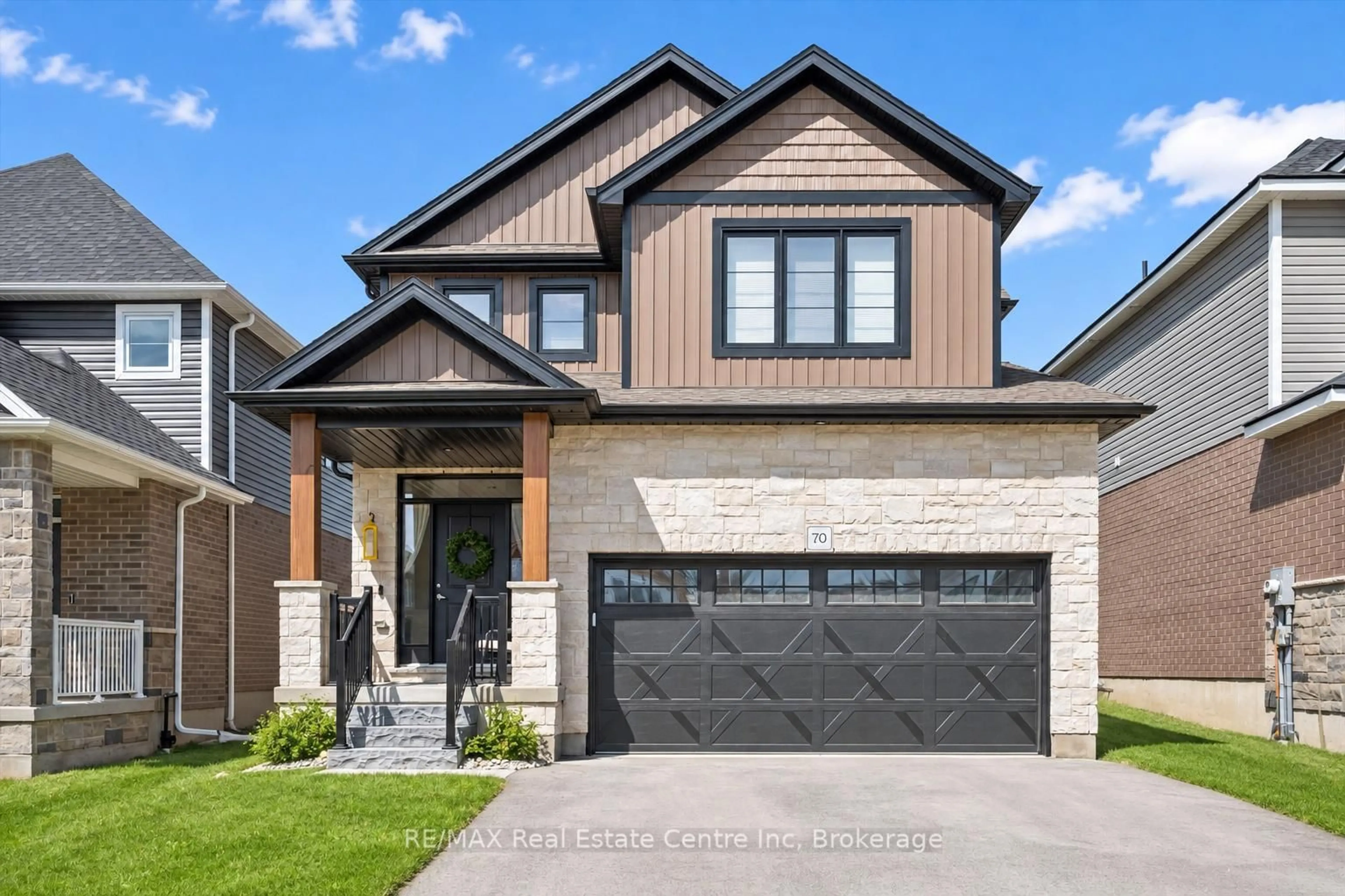 Home with brick exterior material, street for 70 Imrie Rd, Centre Wellington Ontario N0B 1S0
