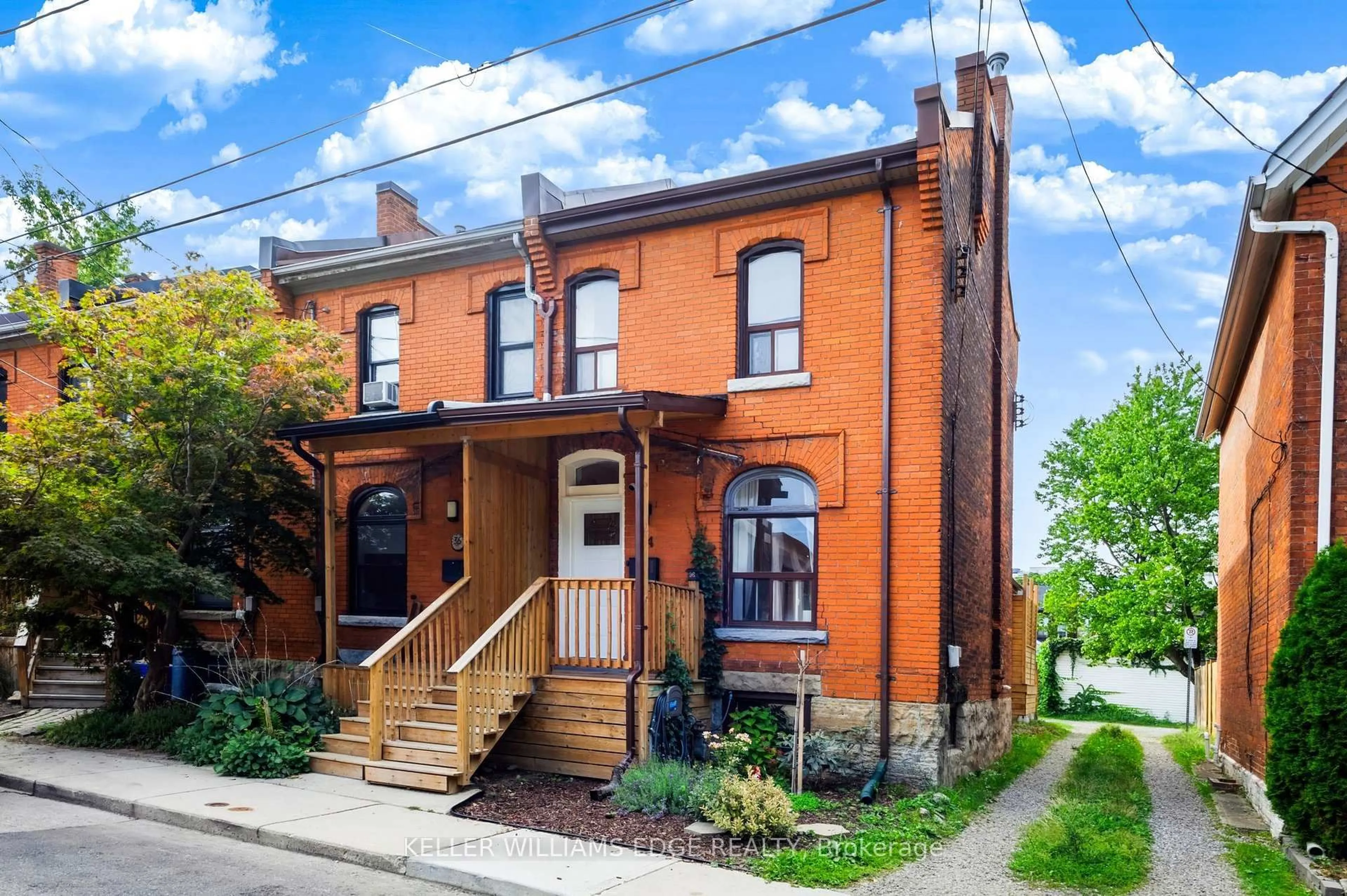 Home with brick exterior material, street for 34 Baillie St, Hamilton Ontario L8N 2K5
