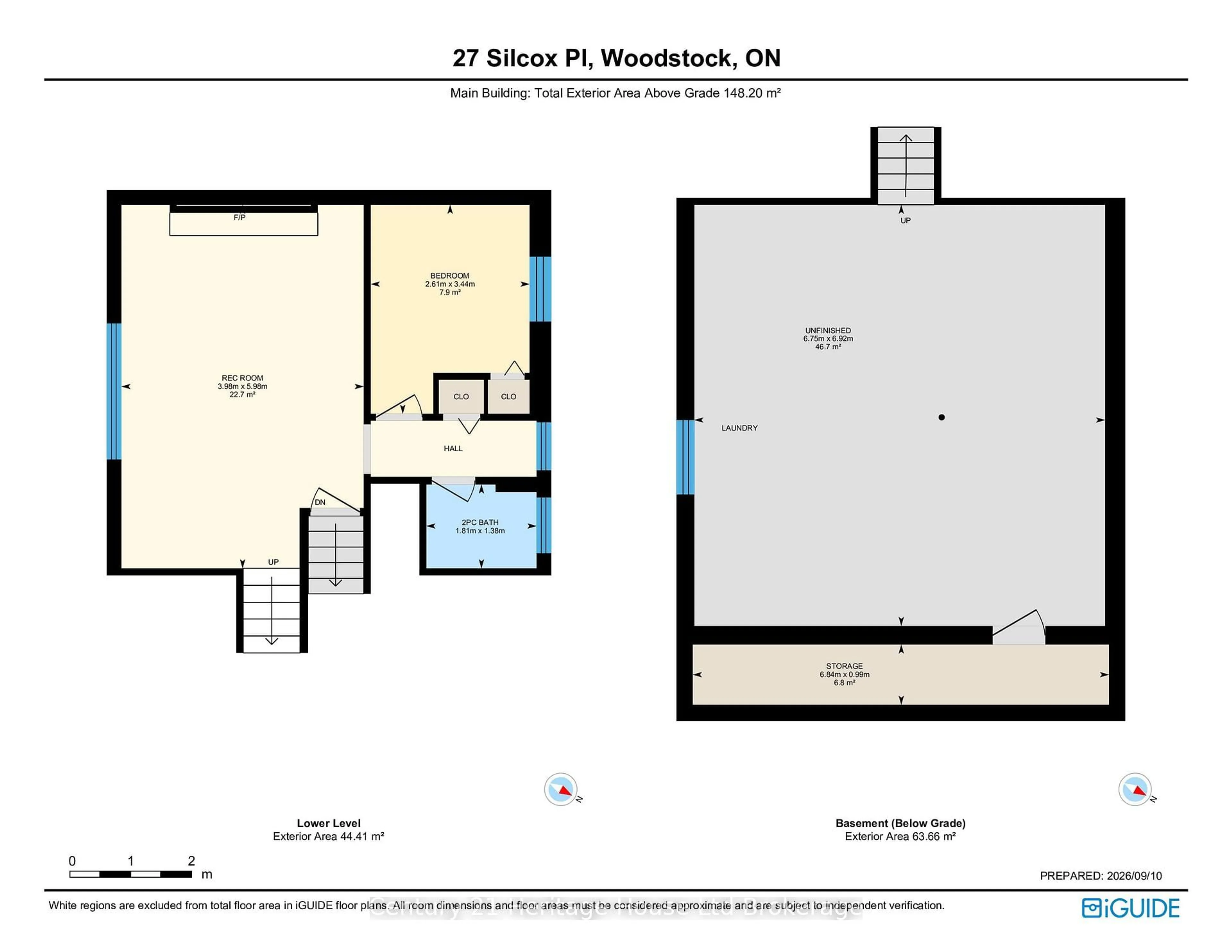 Floor plan for 27 Silcox Pl, Woodstock Ontario N4S 8M8