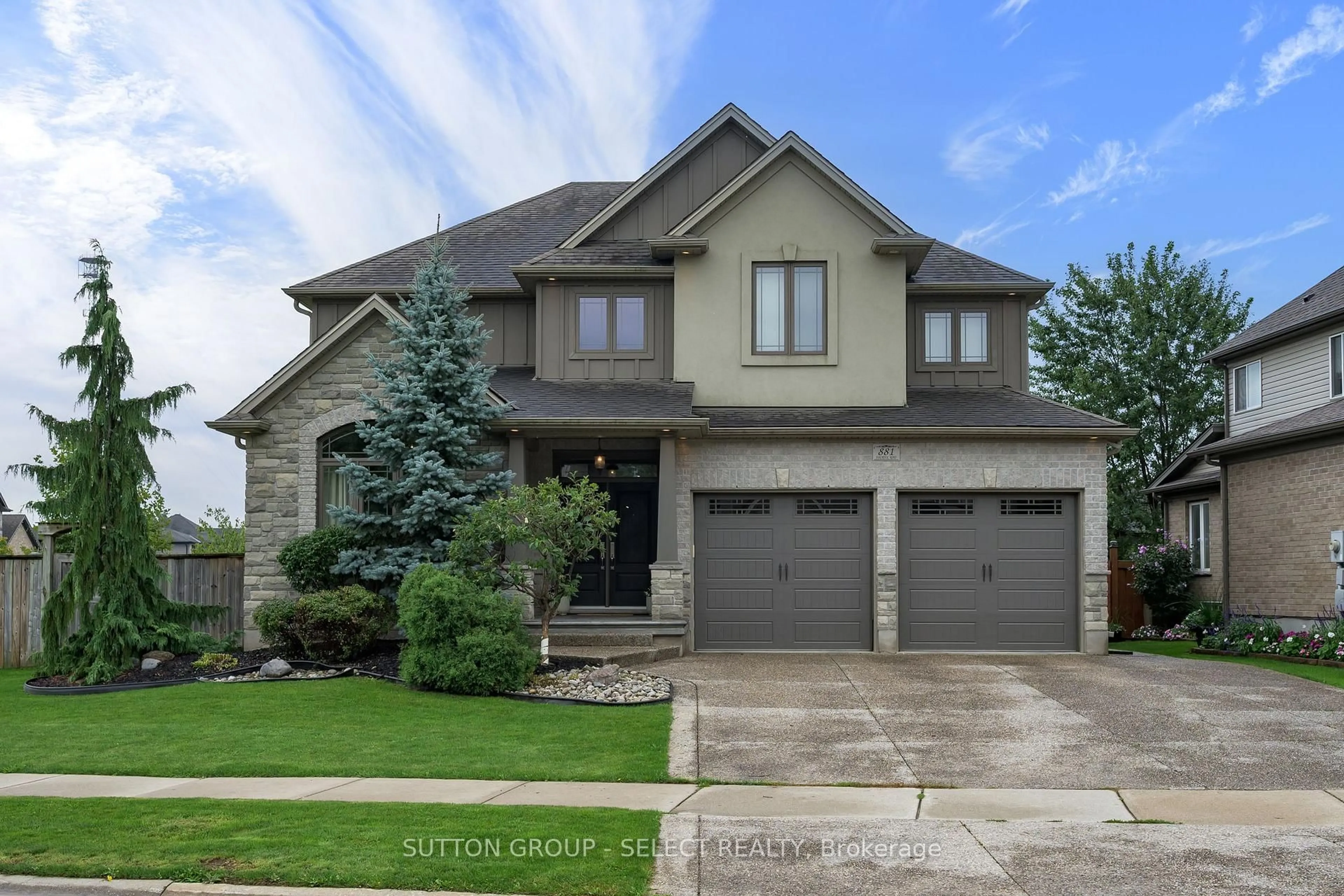 Home with brick exterior material, street for 881 Foxcreek Rd, London North Ontario N6G 0H1
