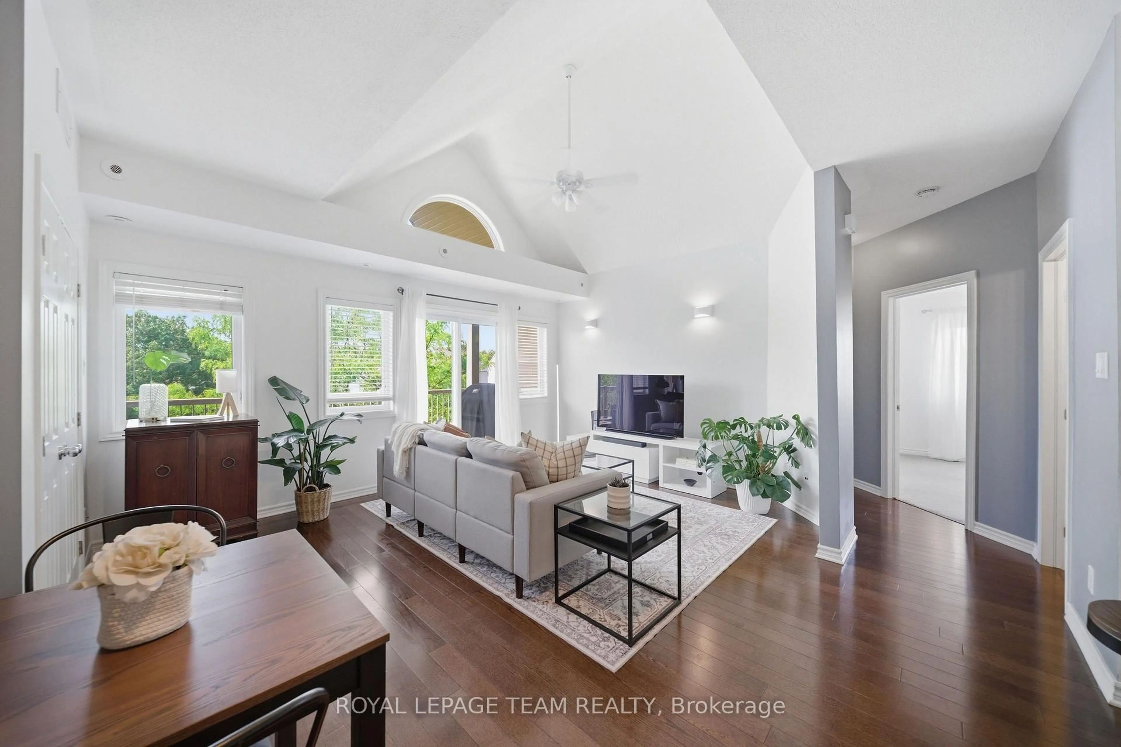 Living room with furniture, unknown for 165 Waterbridge Dr #9, Ottawa Ontario K2G 7G3