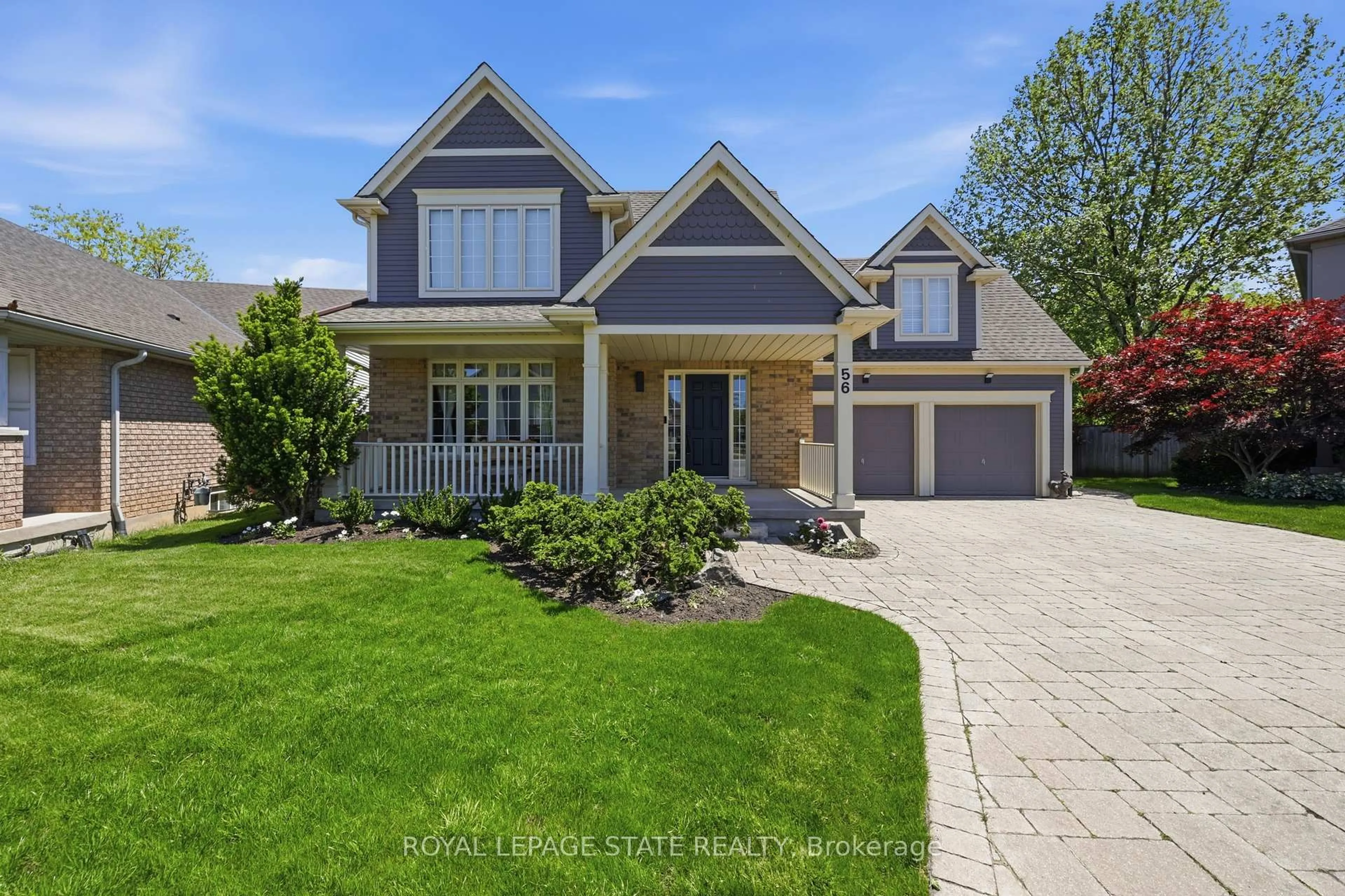 Home with brick exterior material, street for 56 MCCAFFERY Cres, St. Catharines Ontario L2S 3Z5