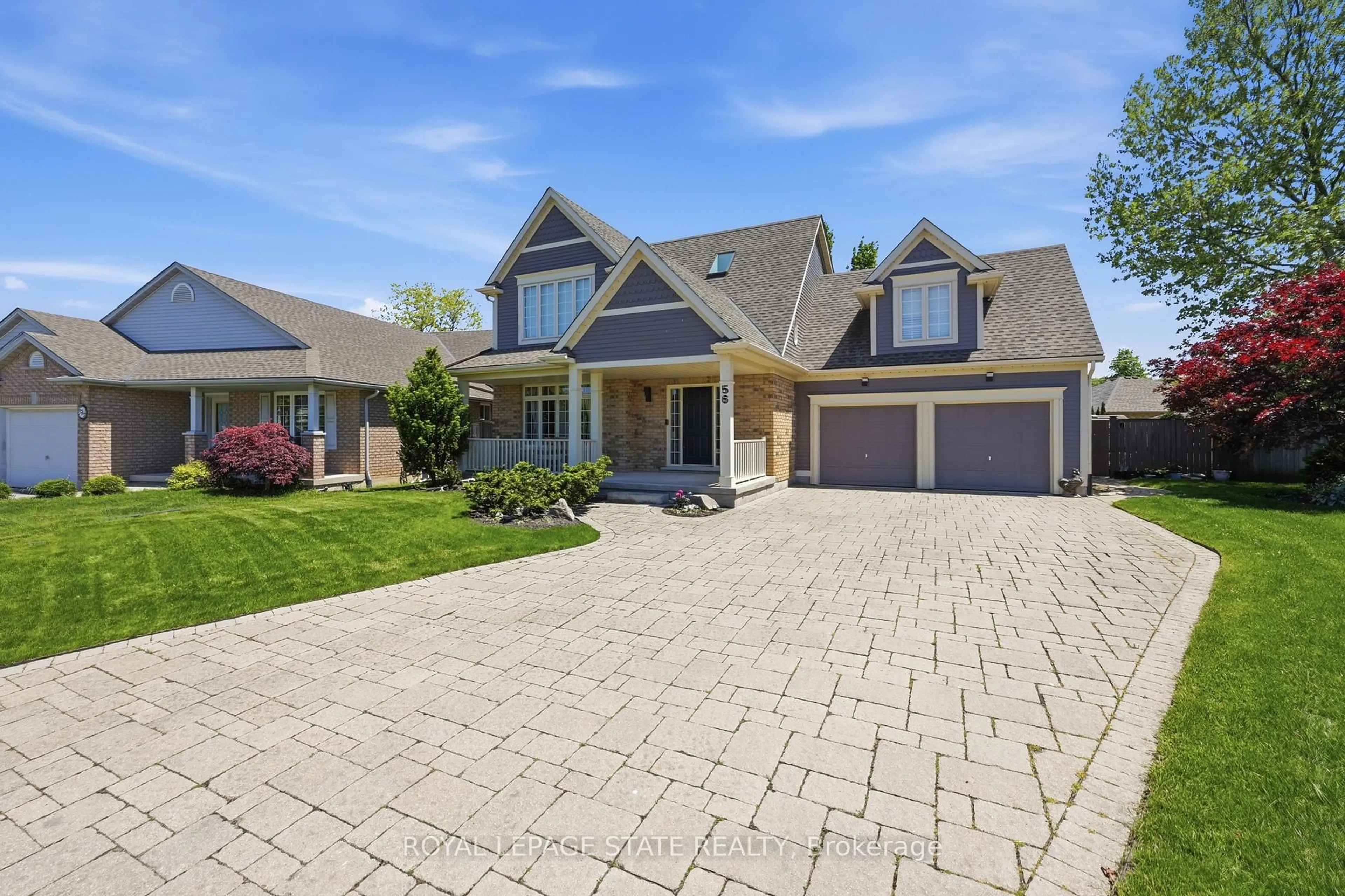 Home with brick exterior material, street for 56 MCCAFFERY Cres, St. Catharines Ontario L2S 3Z5