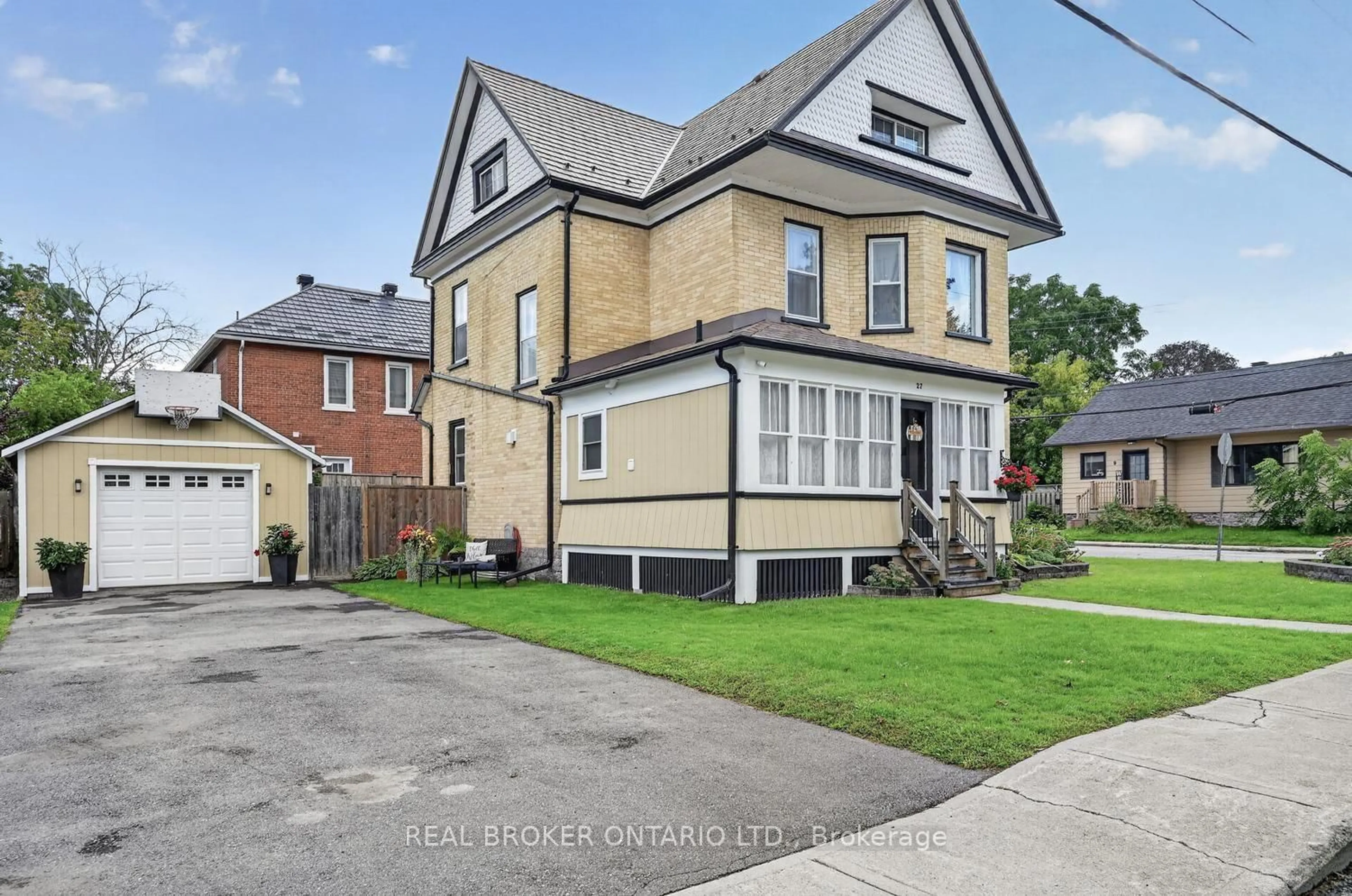Home with brick exterior material, street for 27 Abel St, Smiths Falls Ontario K7A 4L9