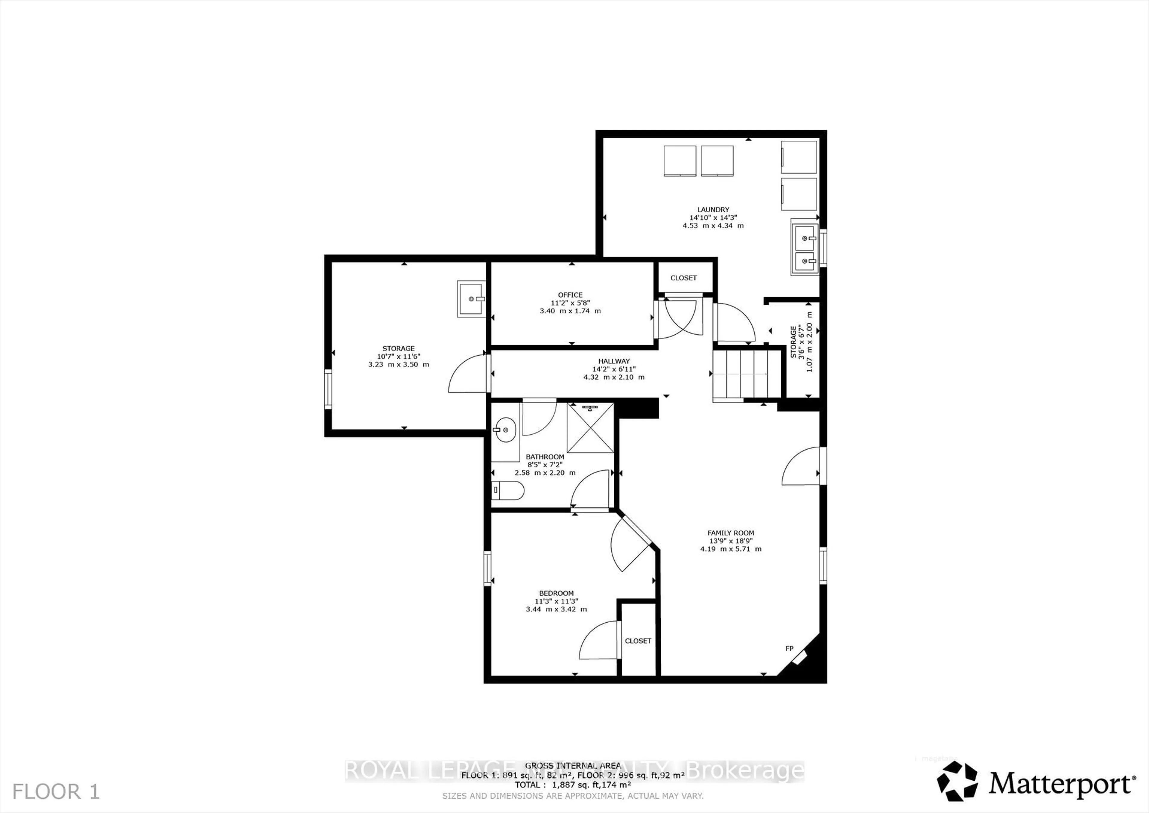 Floor plan for 476 Vine St, St. Catharines Ontario L2M 3T1