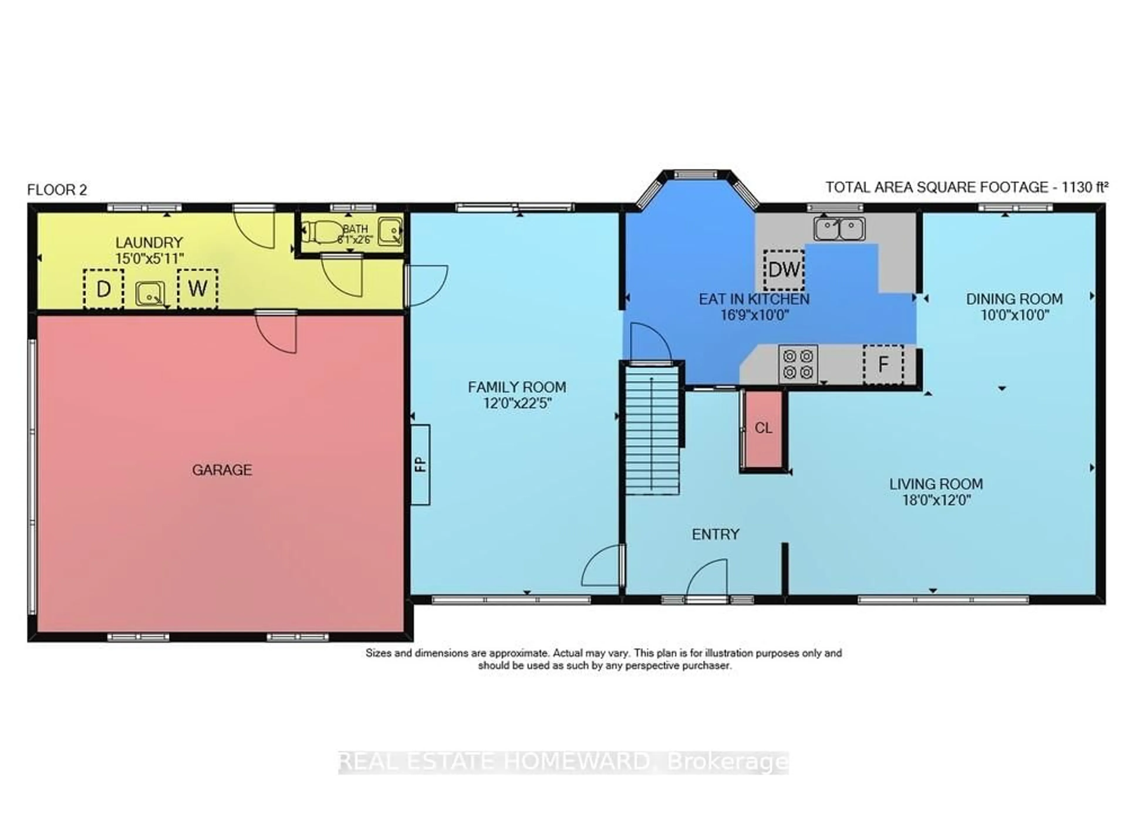 Floor plan for 634 Mountain Brow Blvd, Hamilton Ontario L8T 1B1