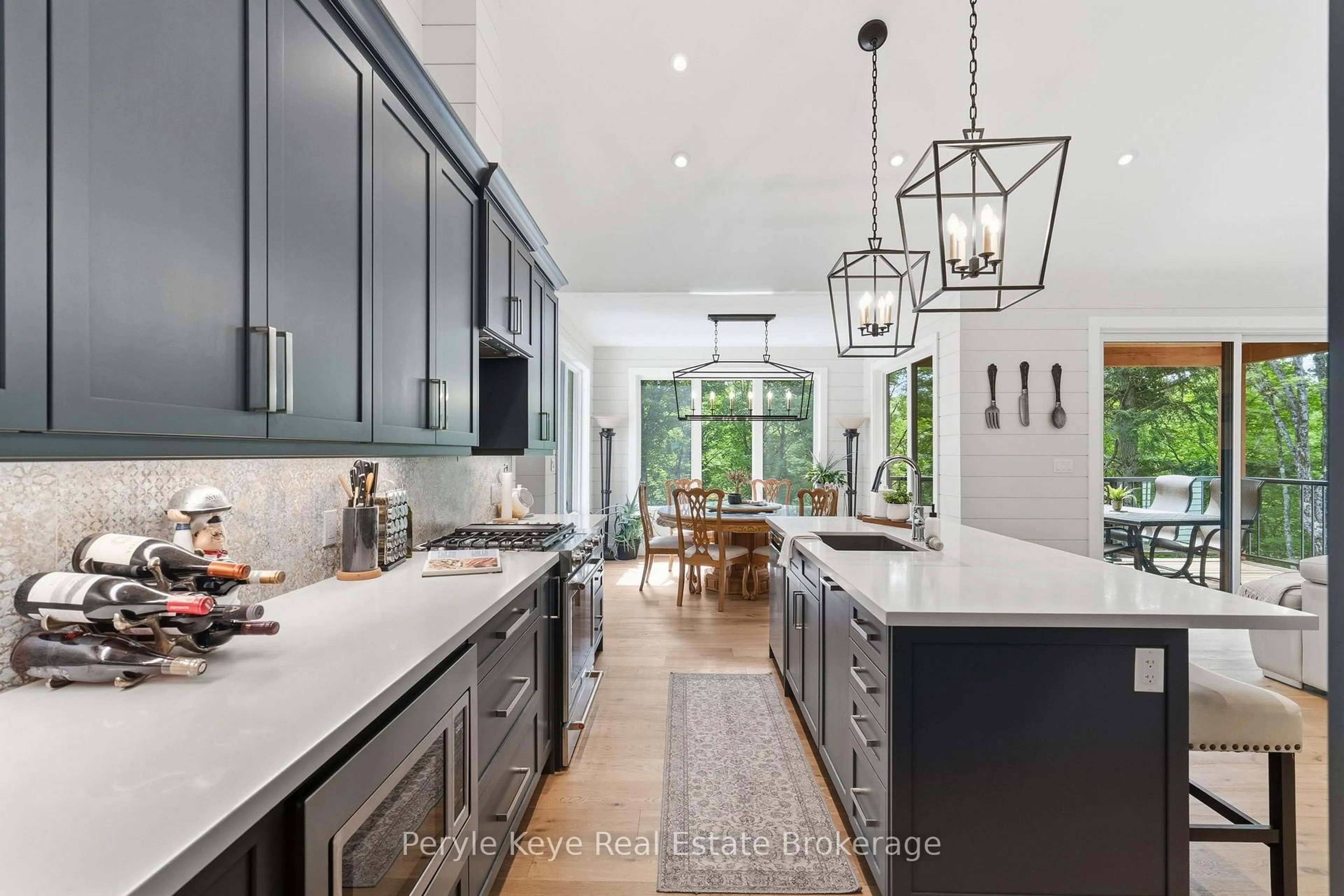 Contemporary kitchen, ceramic/tile floor for 1140 Walker's Glenn Cres, Lake of Bays Ontario P1H 2J6