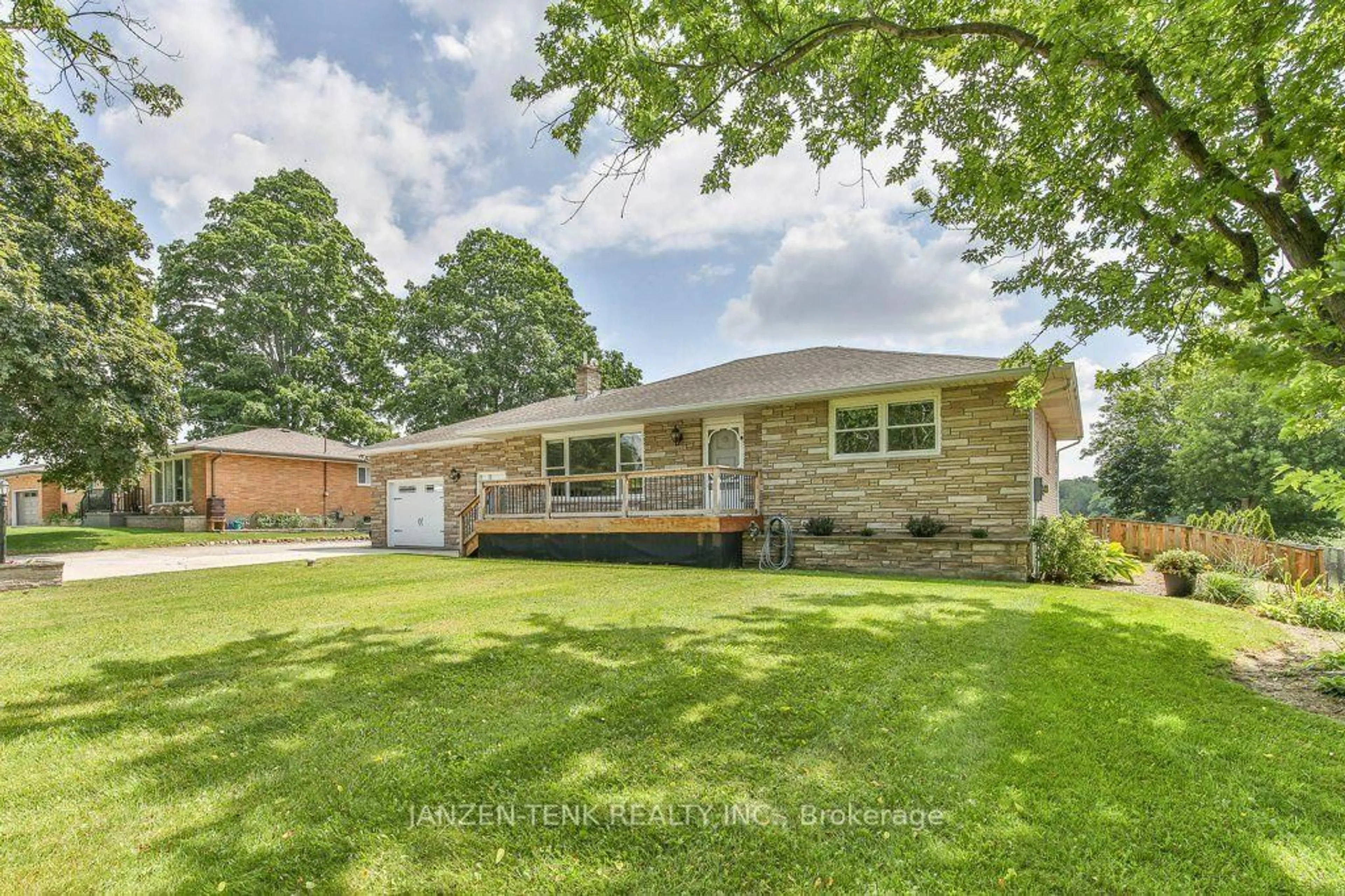 Home with brick exterior material, street for 492 19 Highway, Tillsonburg Ontario N4G 4G9