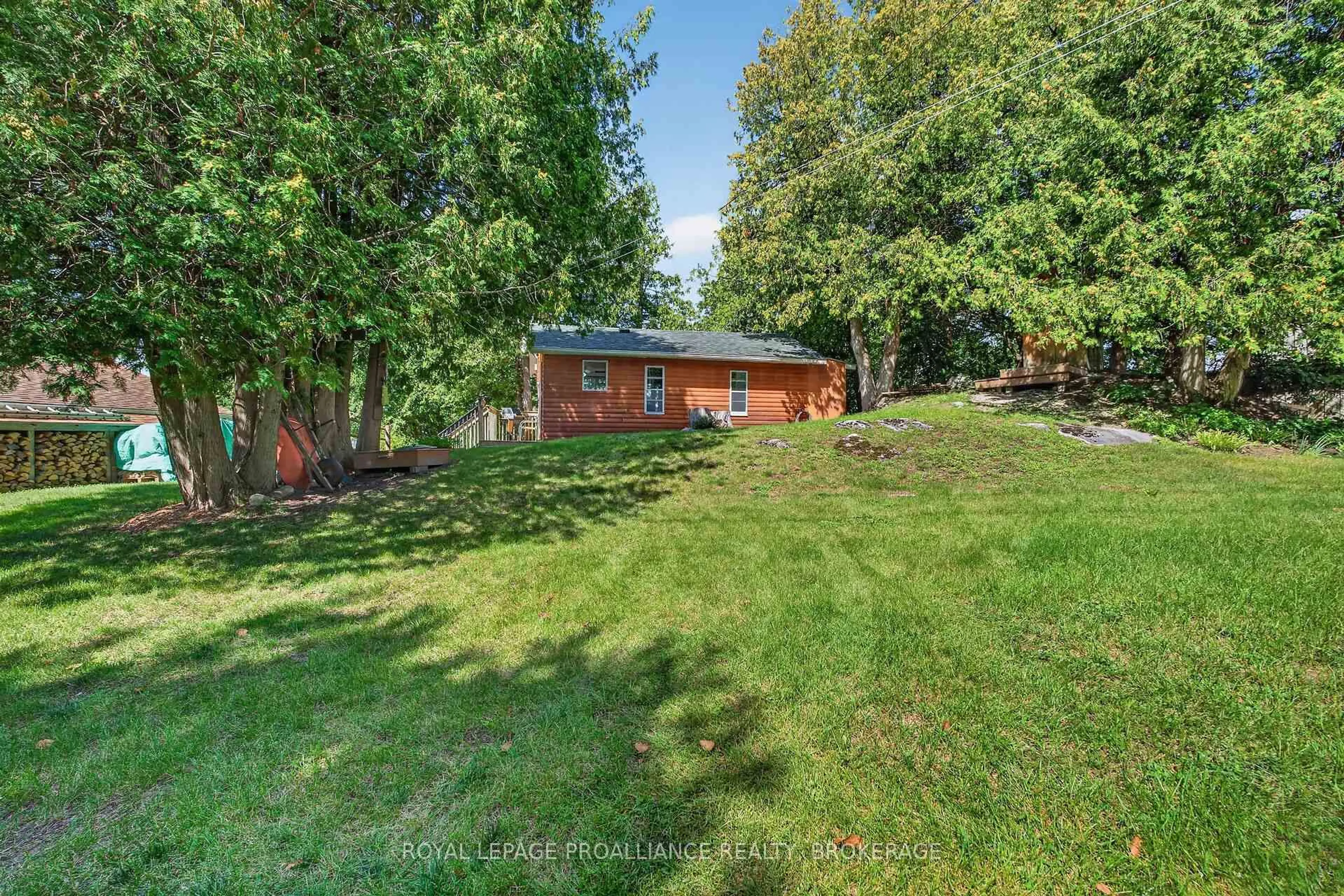 A pic from outside/outdoor area/front of a property/back of a property/a pic from drone, forest/trees view for 1006 Rocky Shore Lane, Hartington Ontario K0H 1W0