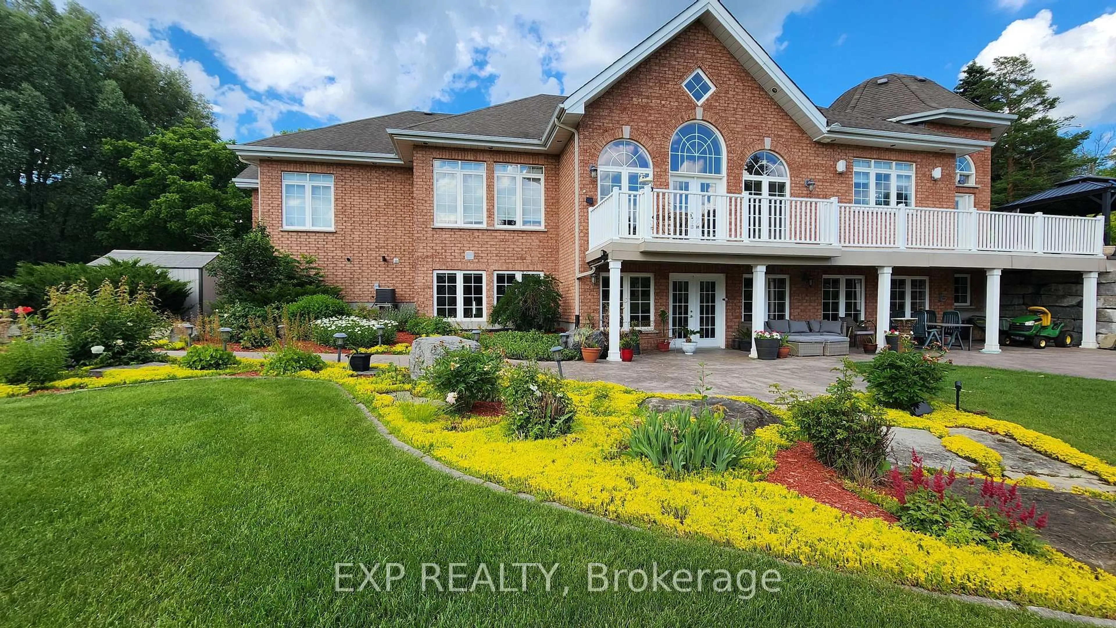 Home with brick exterior material, water/lake/river/ocean view for 1283 Rideau Cove Crt, Ottawa Ontario K1V 1R8