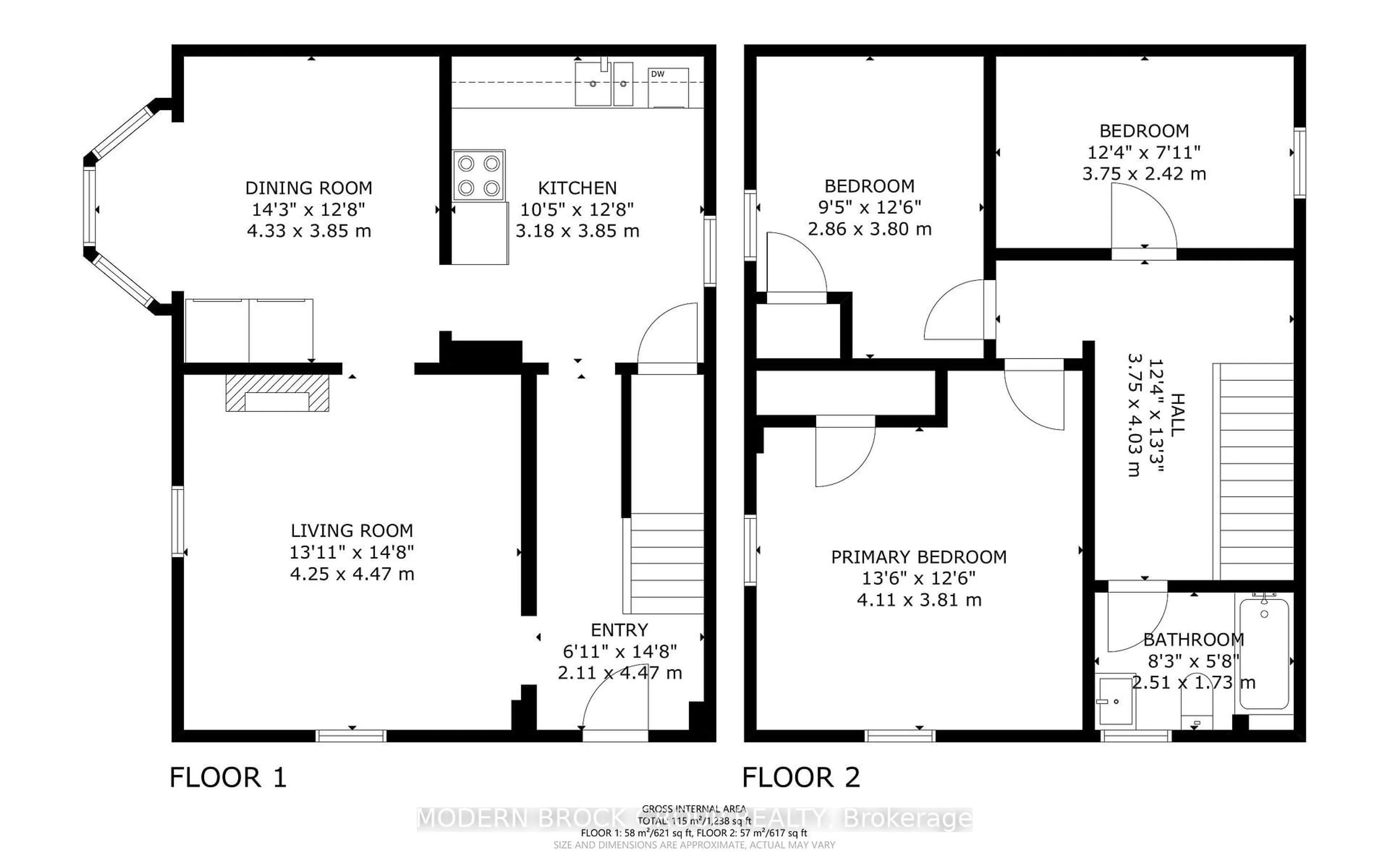 Floor plan for 675 Zaire St, Prescott Ontario K0E 1T0