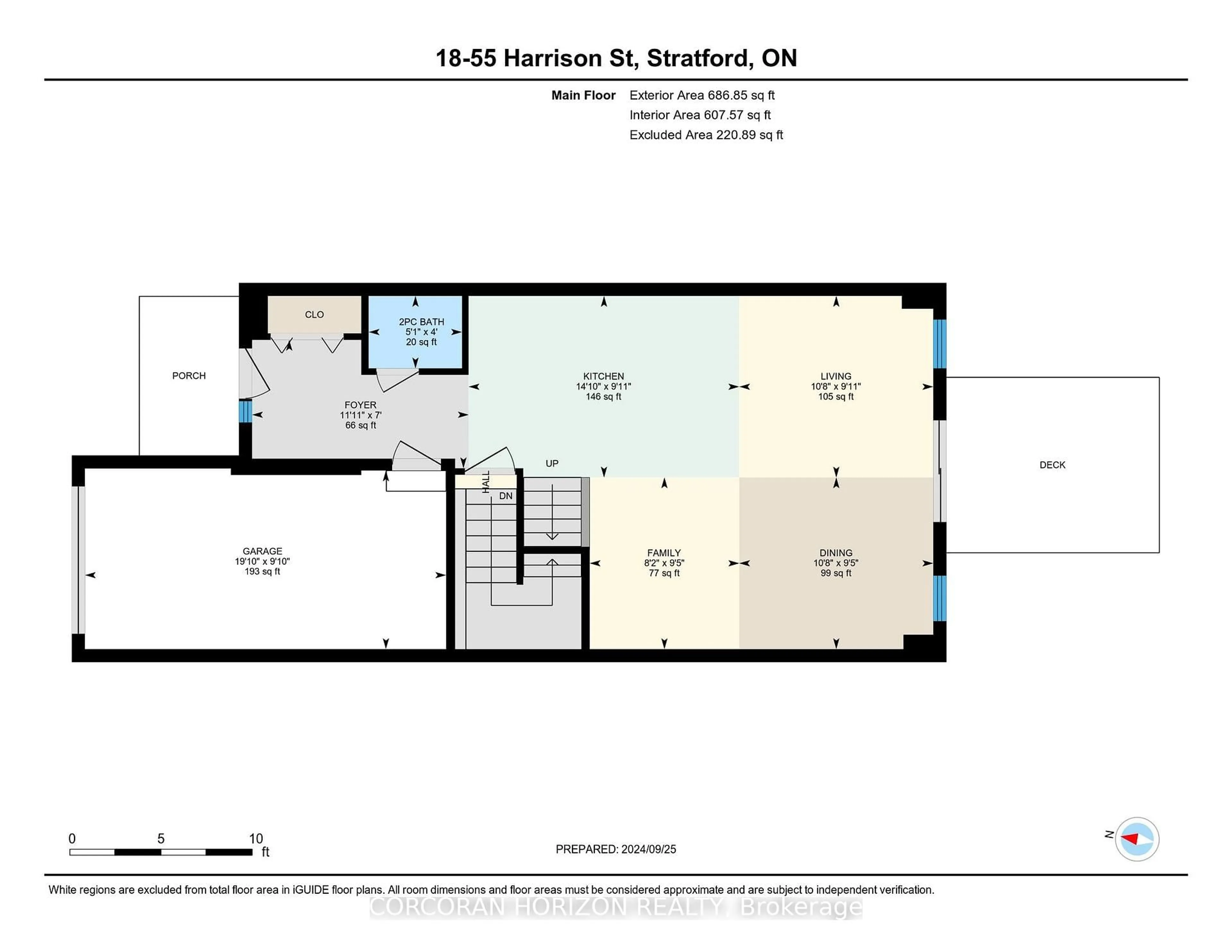 Floor plan for 55 Harrison St #18, Stratford Ontario N5A 0A4