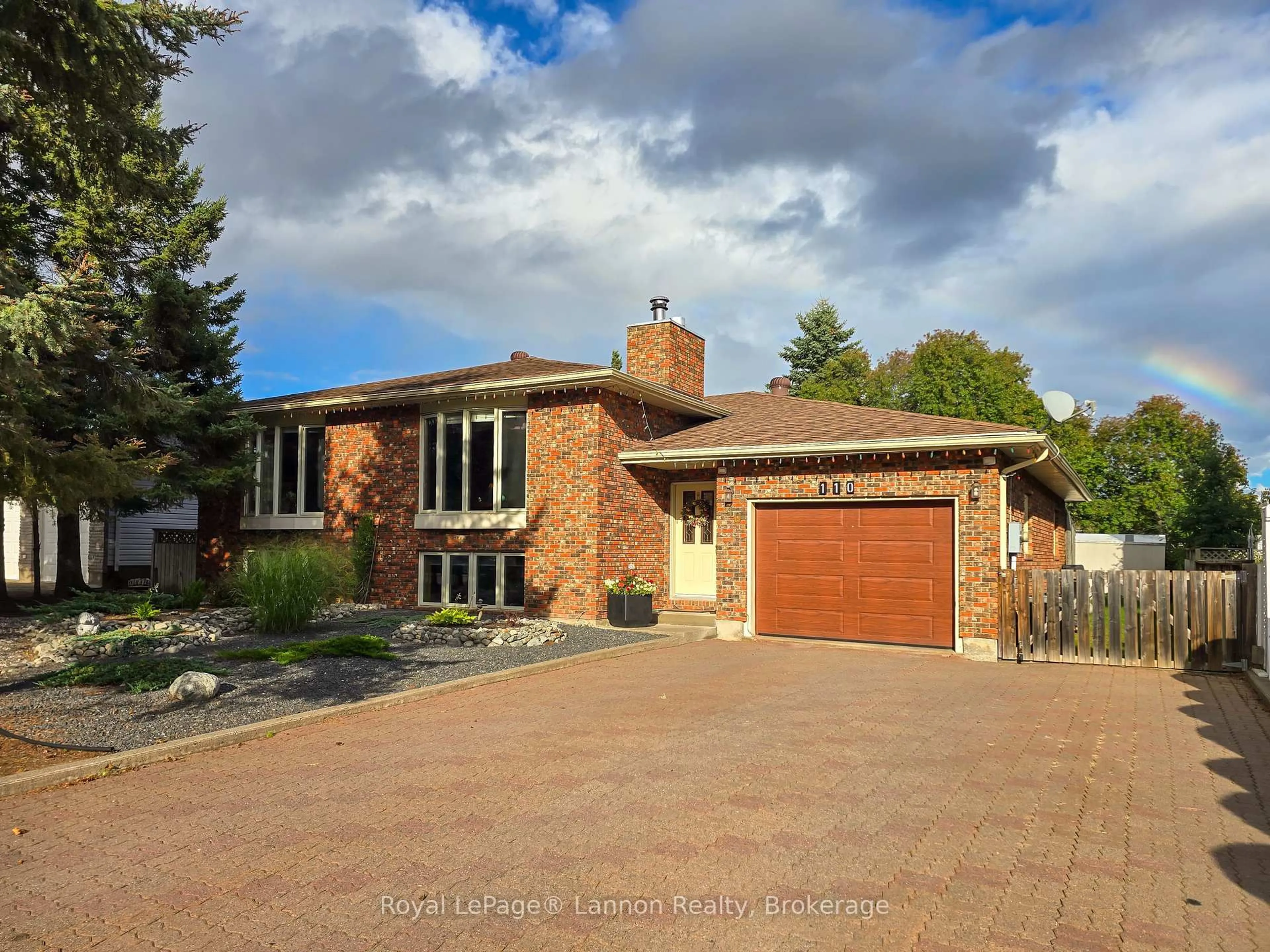 Home with brick exterior material, street for 110 Chercover Dr, Thunder Bay Ontario P7G 1A7