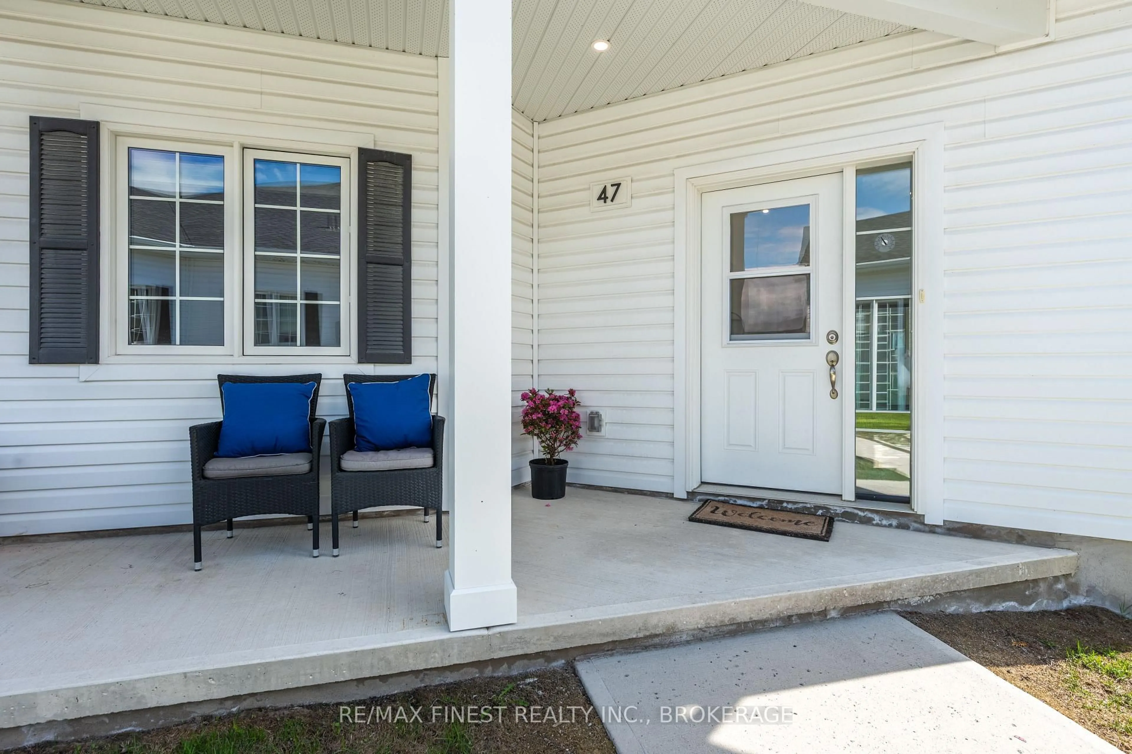Patio, street for 47 Lowry Pl, Loyalist Ontario K7N 0E2