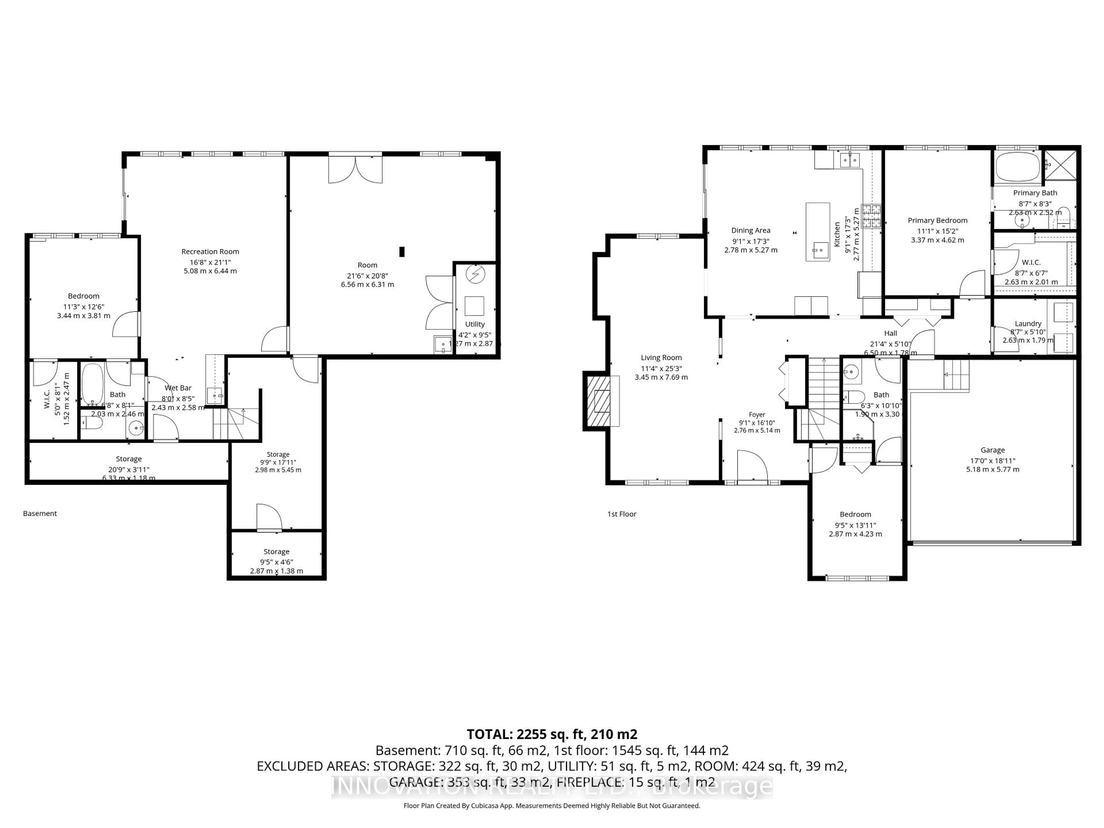 Floor plan for 83 Forest Creek Dr, Ottawa Ontario K2S 1M2
