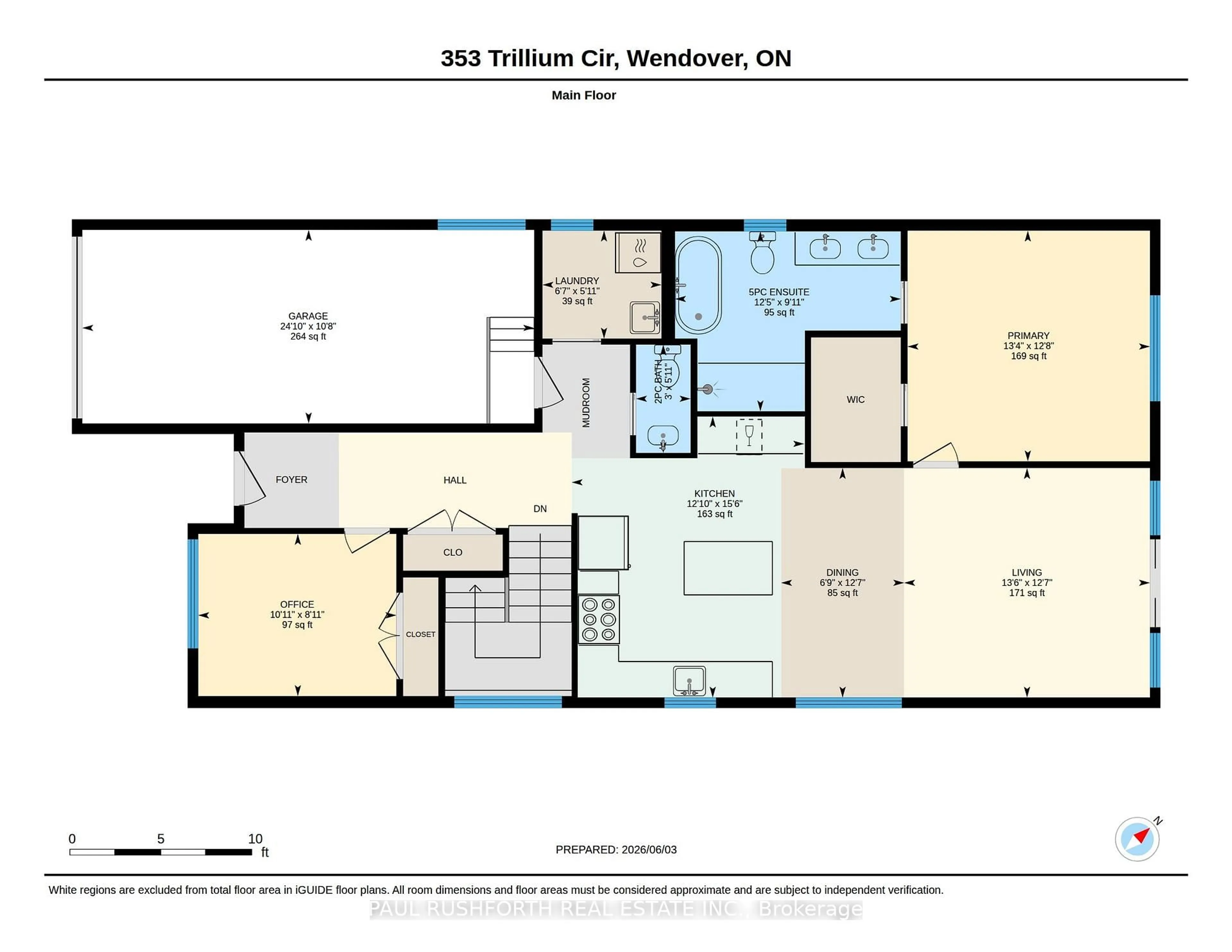 Floor plan for 353 Trillium Circ, Alfred and Plantagenet Ontario K0A 3K0
