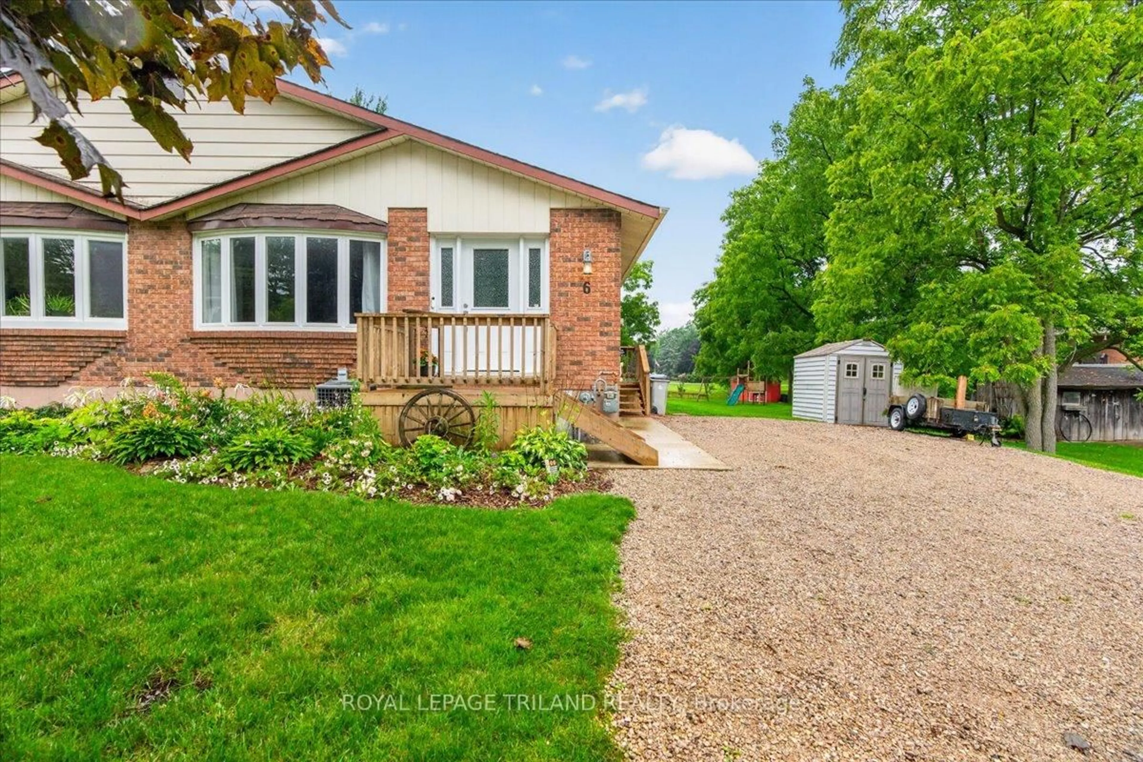 A pic from outside/outdoor area/front of a property/back of a property/a pic from drone, street for 6 Bayley St, Lambton Shores Ontario N0N 1J0