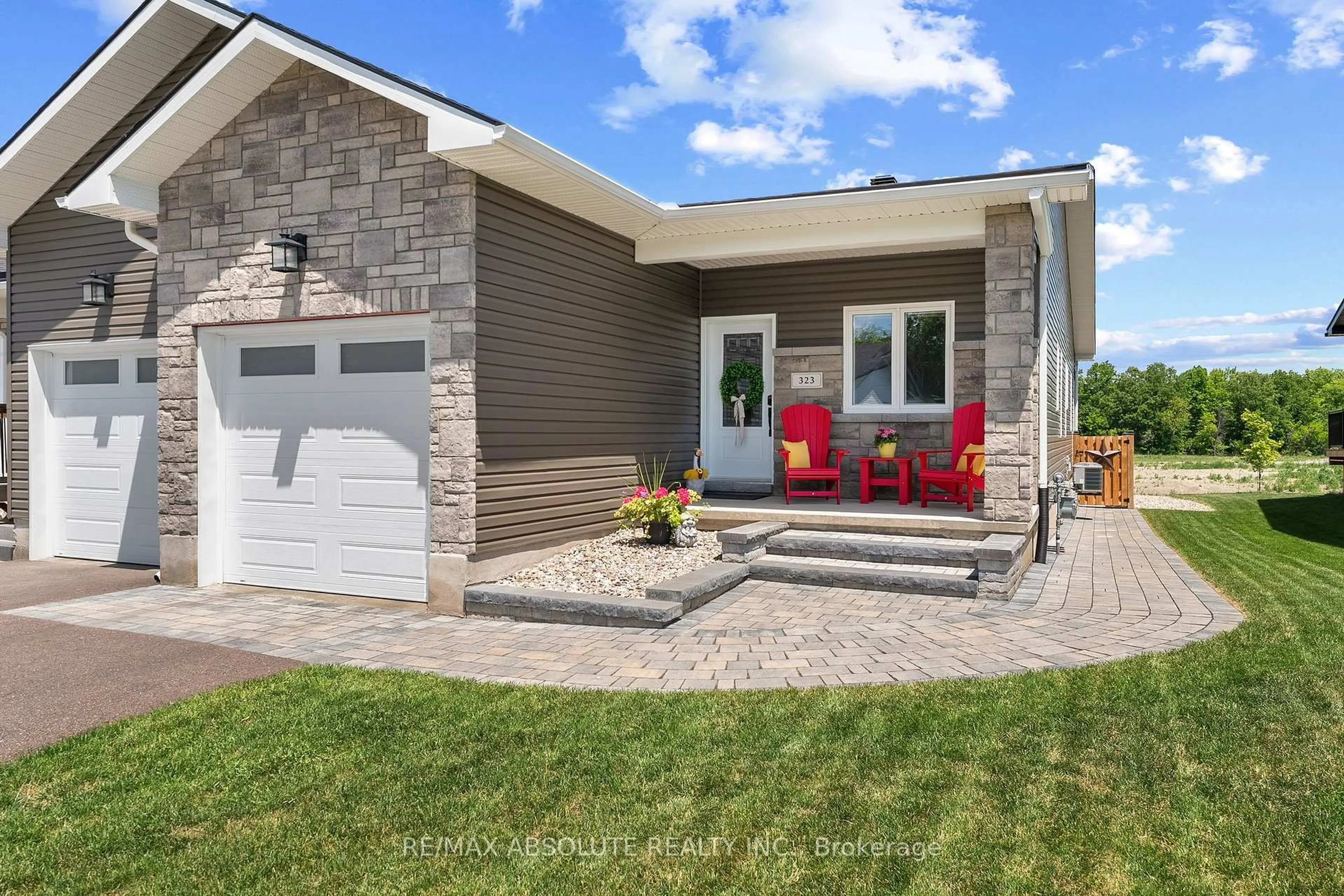 Home with brick exterior material, street for 323 Forestview Cres, Renfrew Ontario K7V 0C4