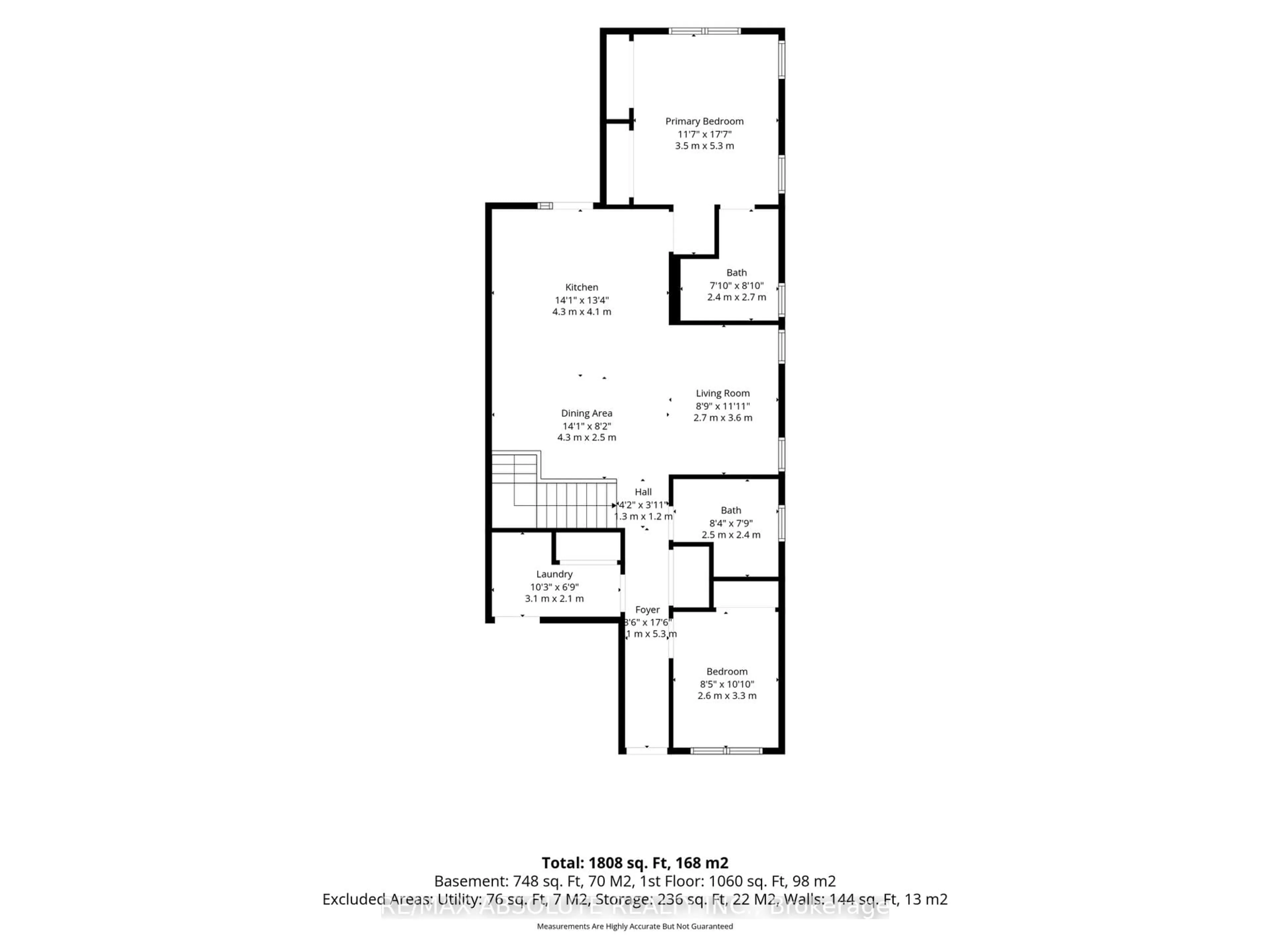 Floor plan for 323 Forestview Cres, Renfrew Ontario K7V 0C4