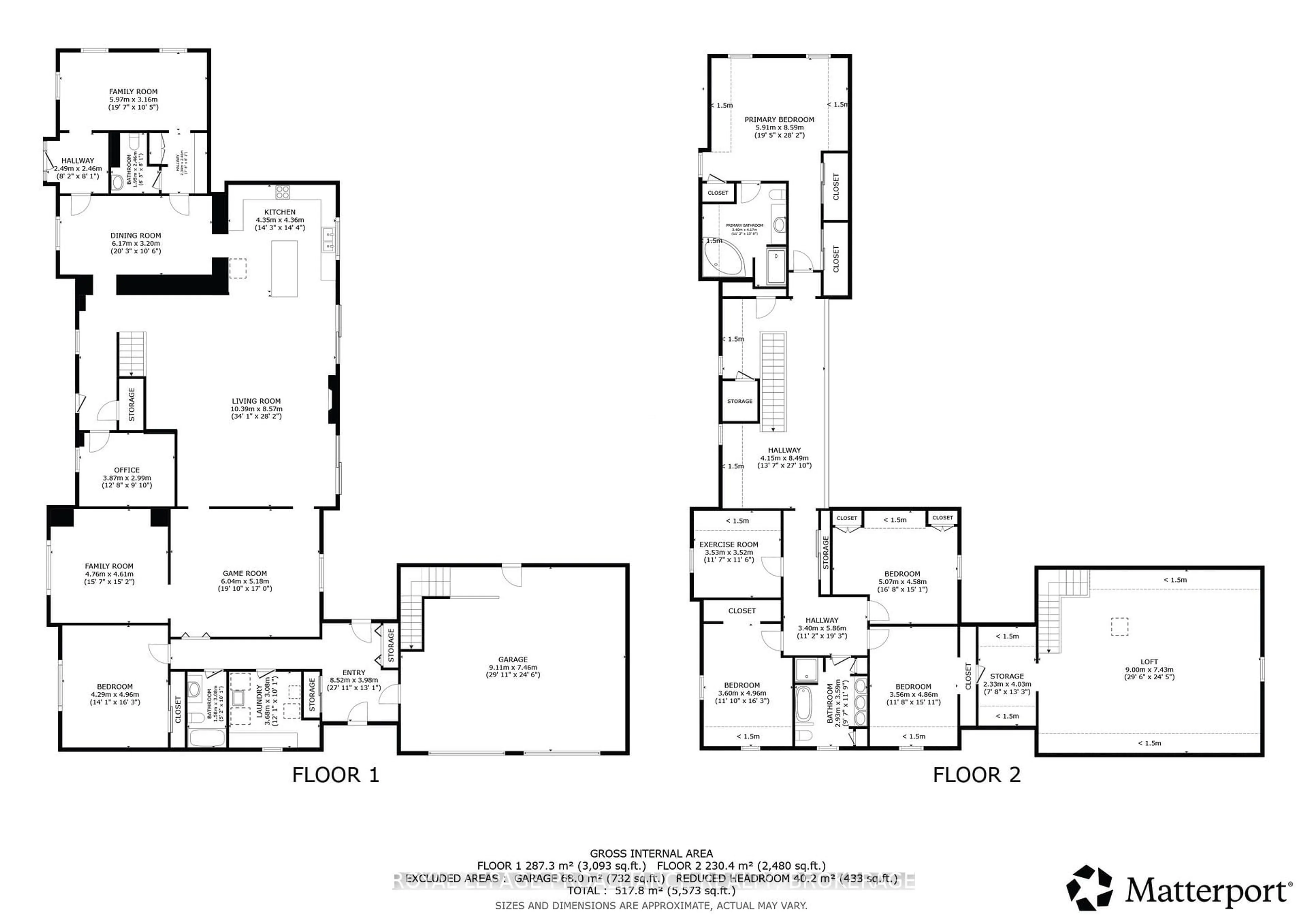 Floor plan for 3994 Howes Rd, Bissett Creek Ontario K0H 2H0