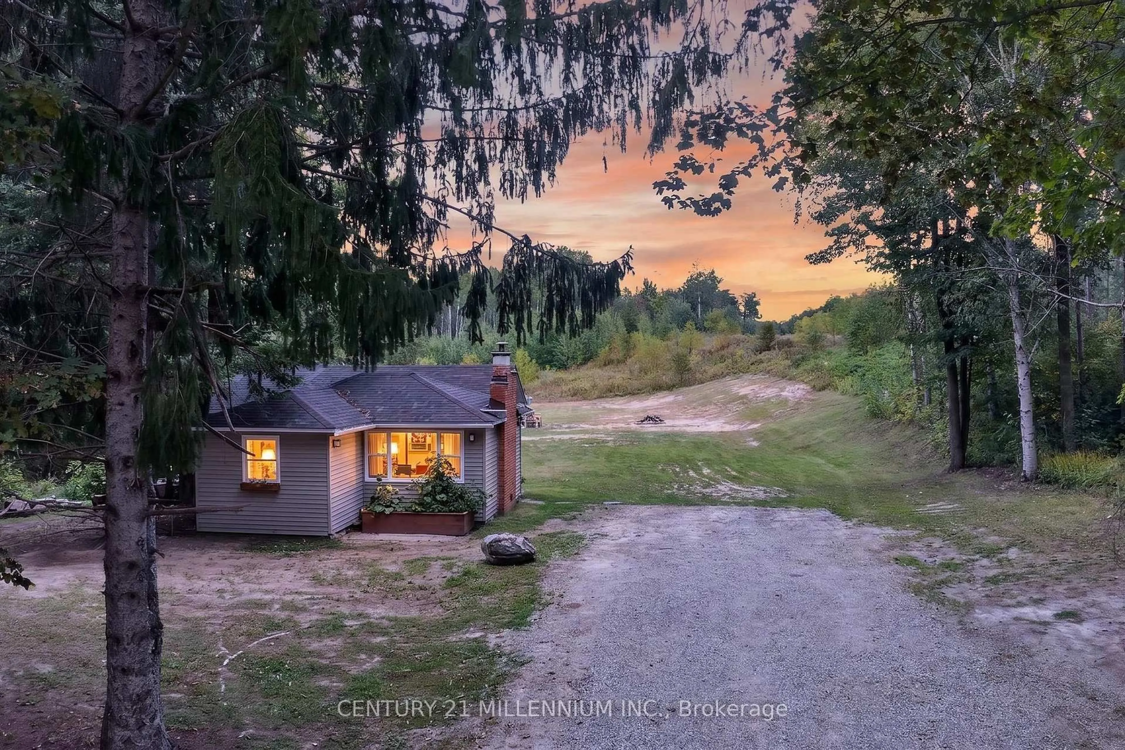 A pic from outside/outdoor area/front of a property/back of a property/a pic from drone, unknown for 938289 Airport Rd, Mulmur Ontario L9V 0L9