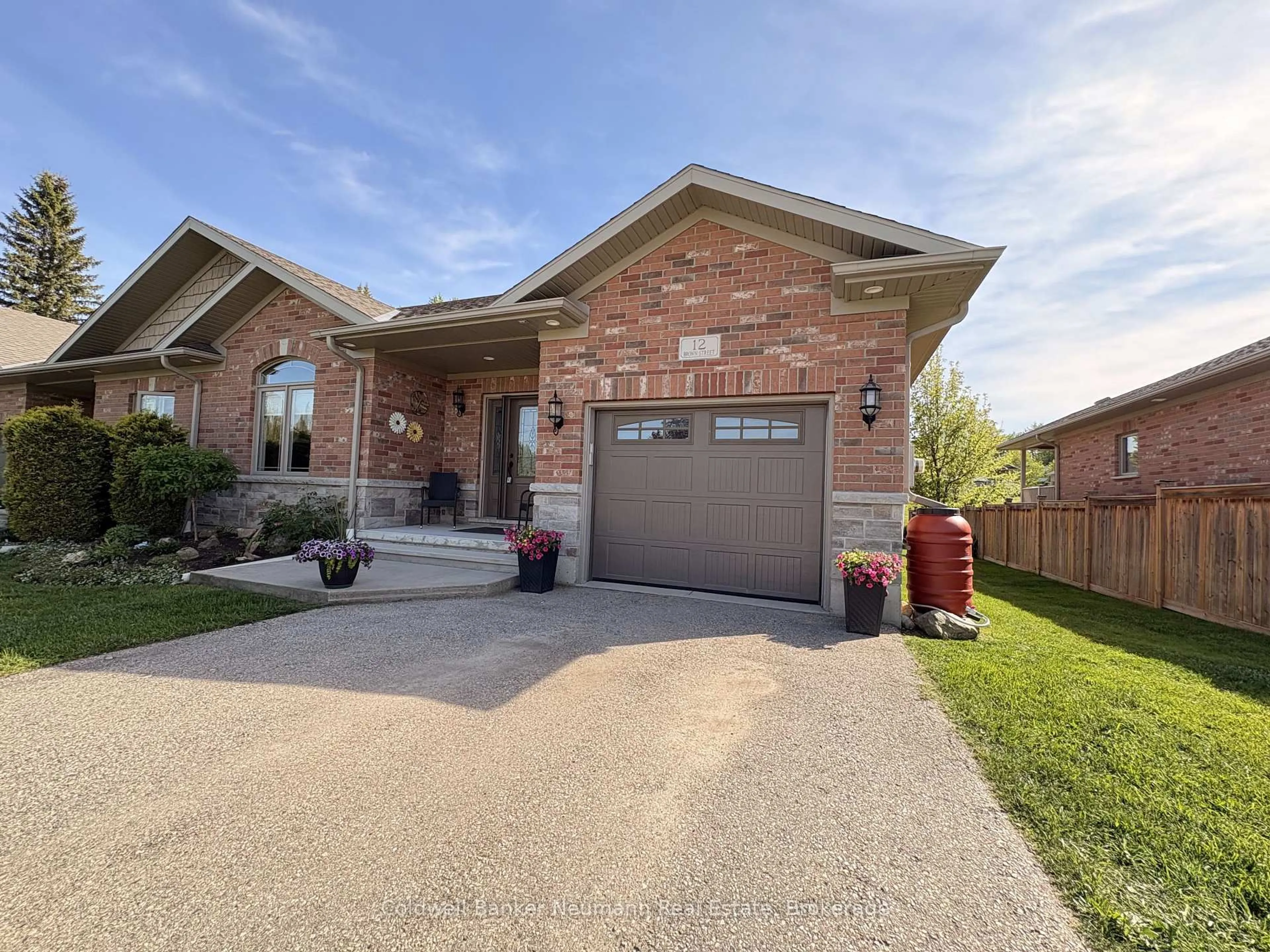 Home with brick exterior material, street for 12 Brown St, Minto Ontario N0G 1M0
