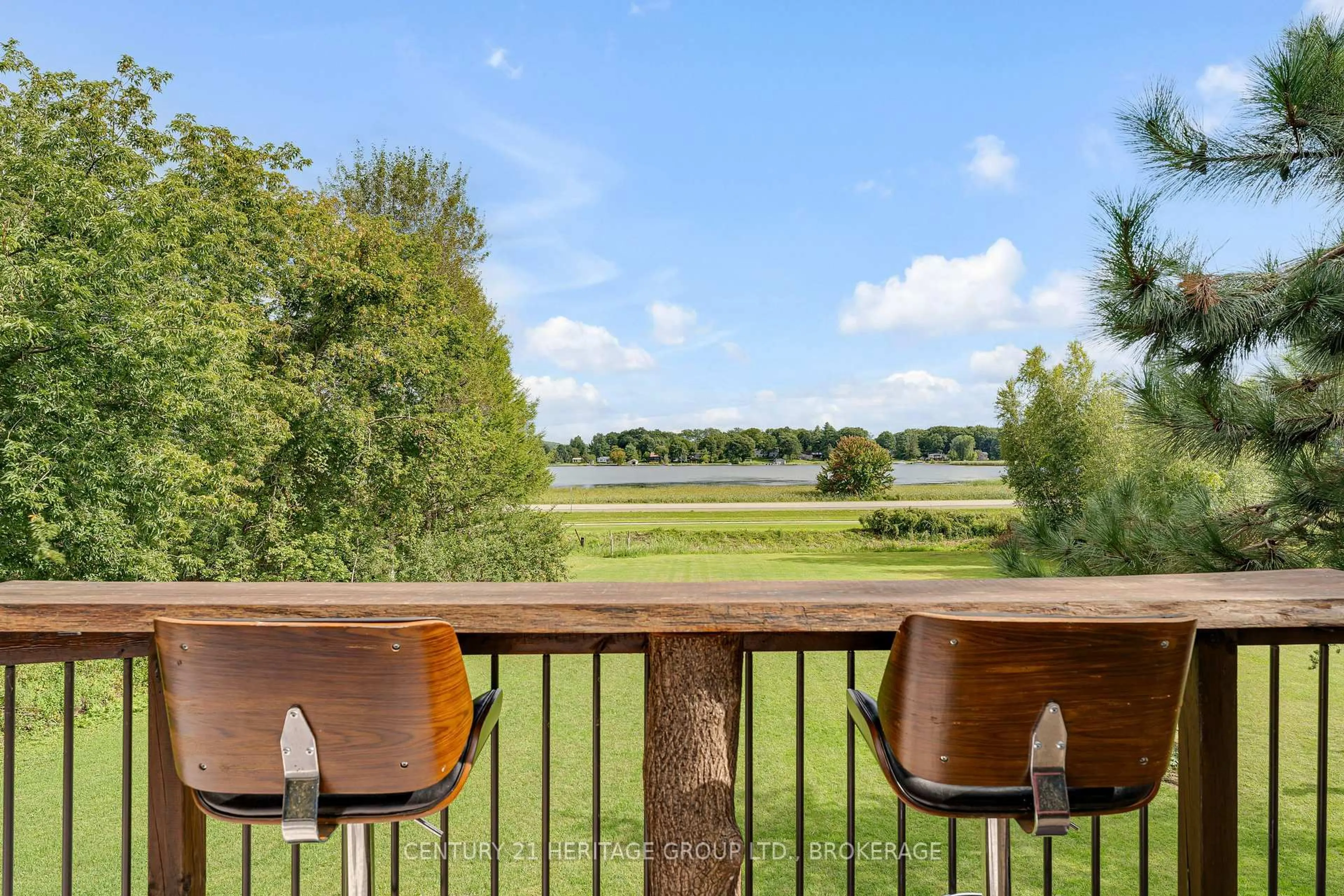 Balcony in the apartment, water/lake/river/ocean view for 137 Old River Rd, Leeds and the Thousand Islands Ontario K0E 1R0