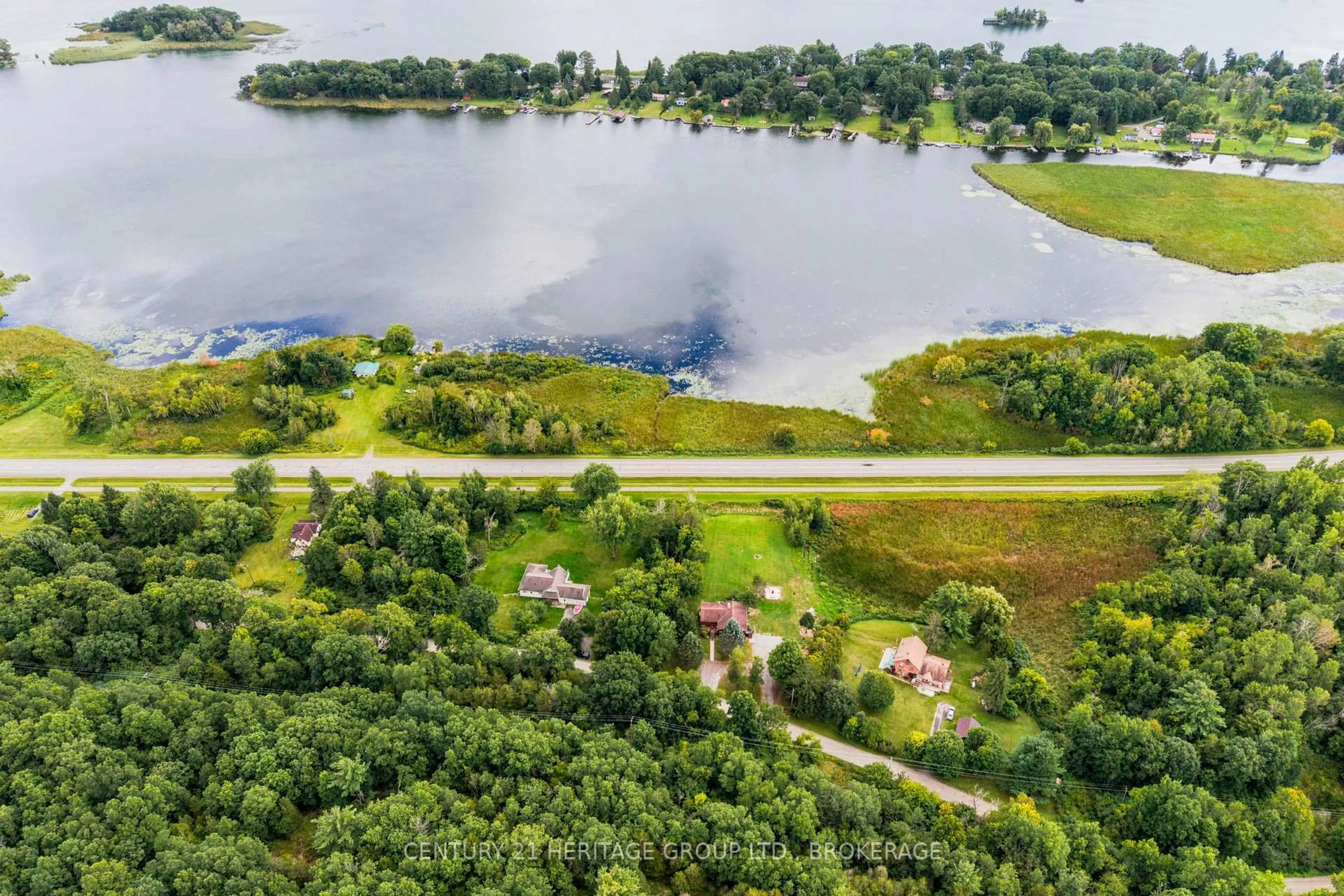 A pic from outside/outdoor area/front of a property/back of a property/a pic from drone, water/lake/river/ocean view for 137 Old River Rd, Leeds and the Thousand Islands Ontario K0E 1R0