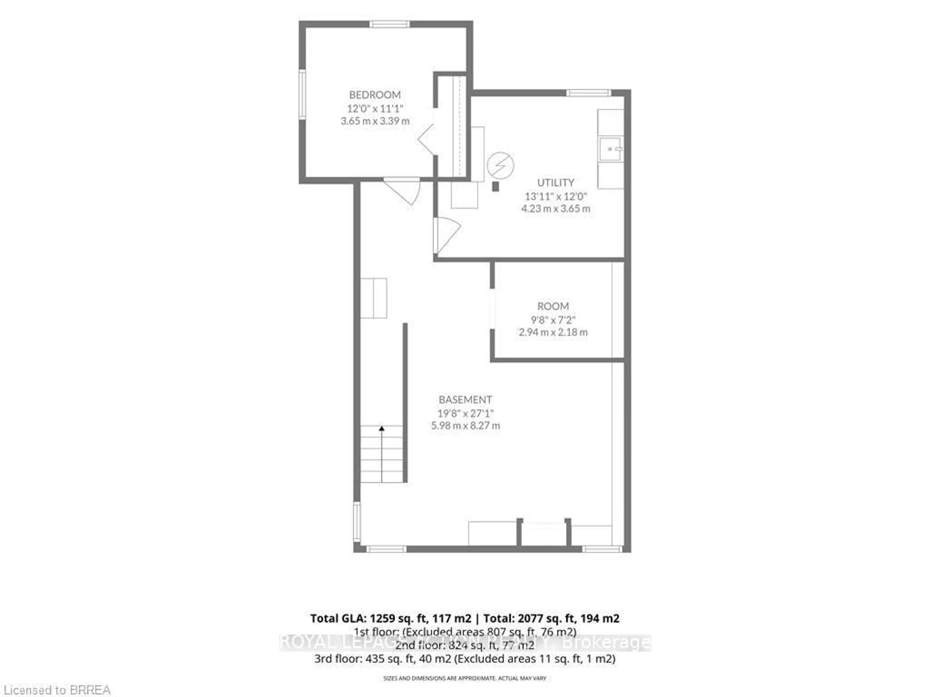 Floor plan for 183 Dalton Rd, Norfolk Ontario N4B 1B4