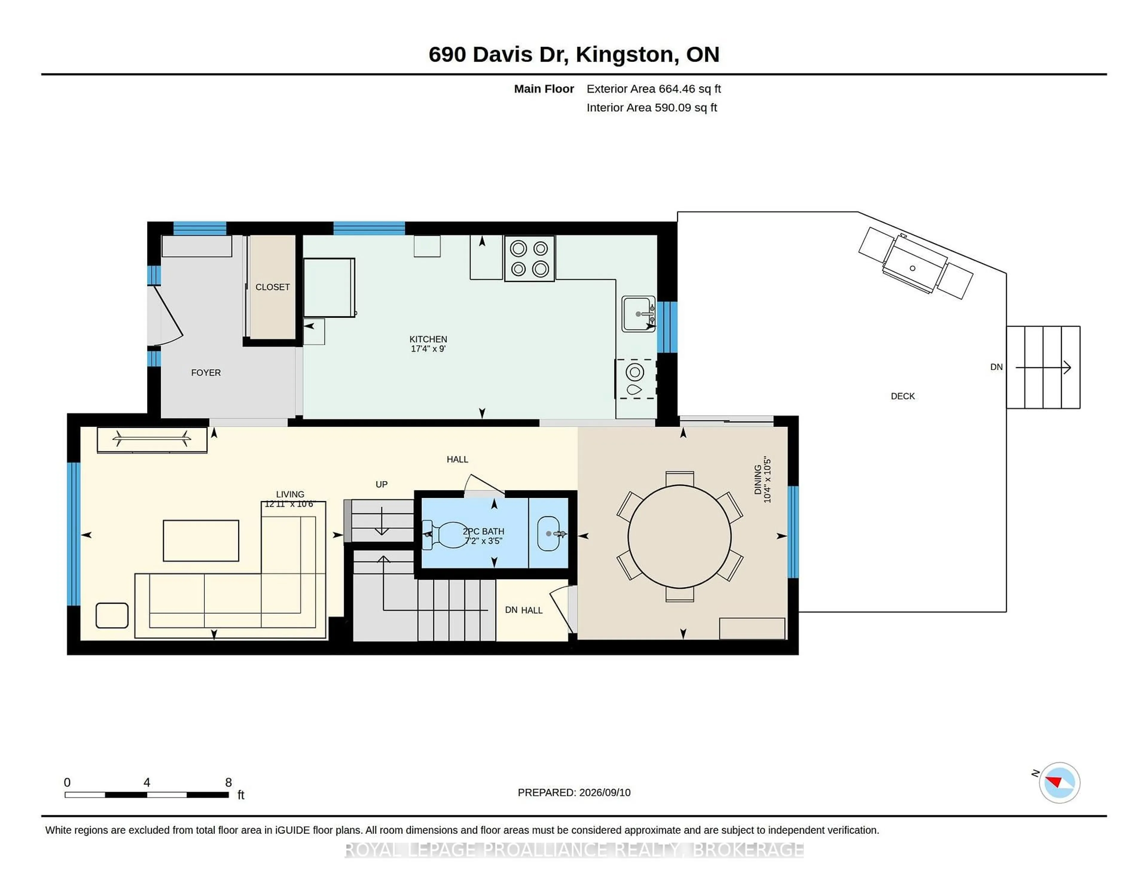 Floor plan for 690 Davis Dr, Kingston Ontario K7M 7X3