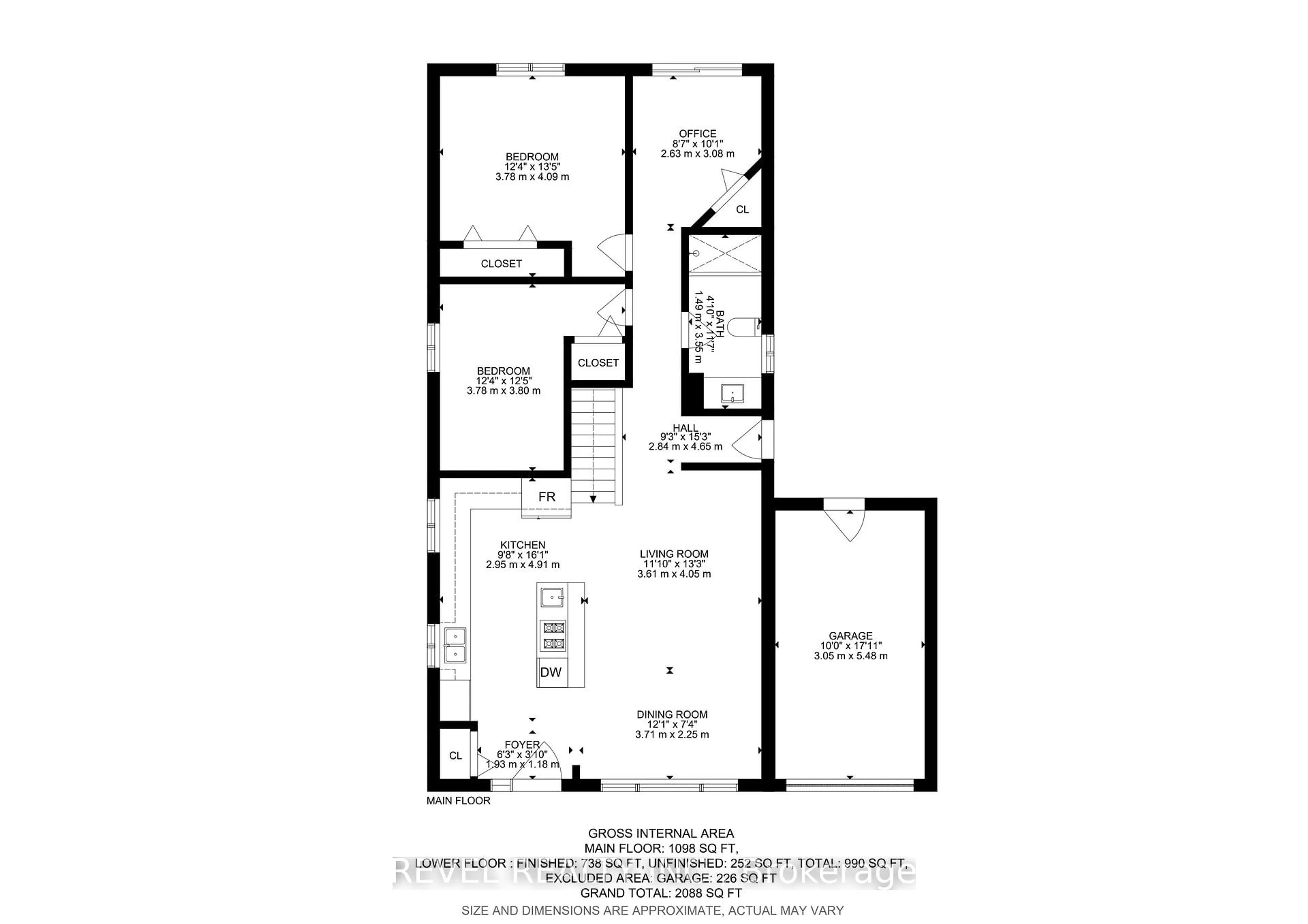 Floor plan for 194 Hahn Ave, Cambridge Ontario N3C 2Z2