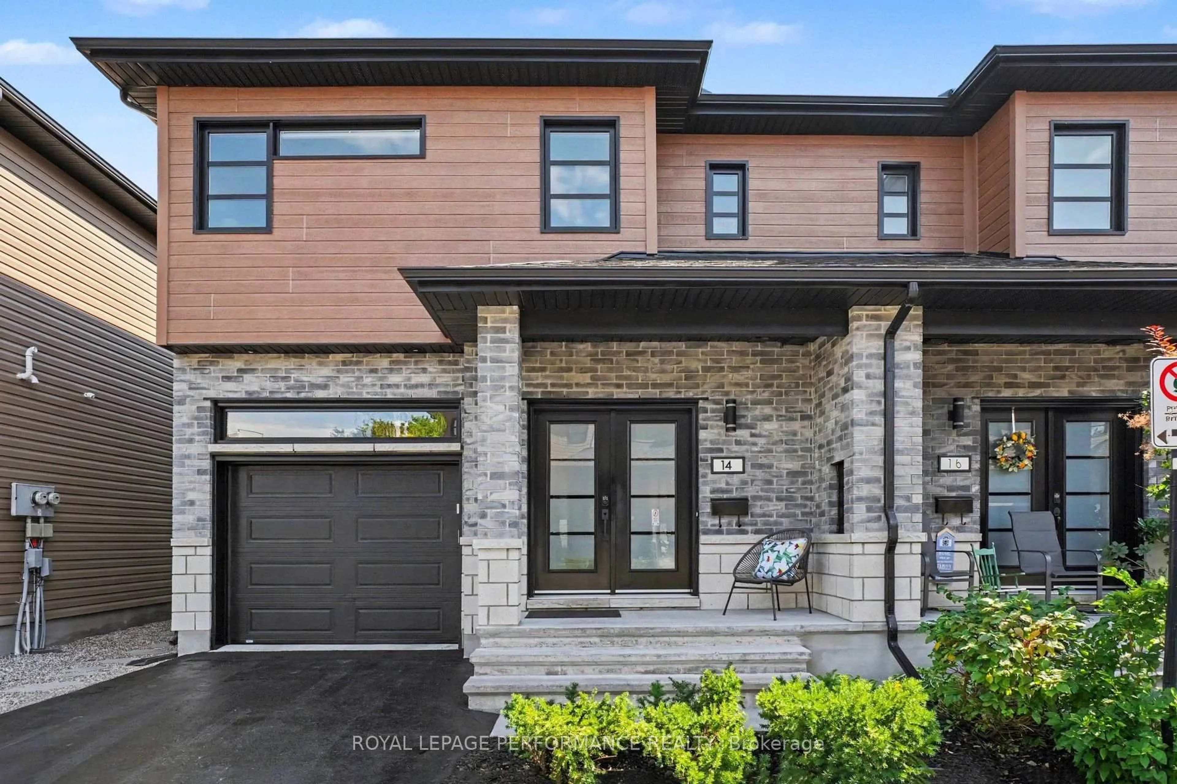 Home with brick exterior material, street for 14 Aquamarine Private, Orleans Ontario K1C 0C3